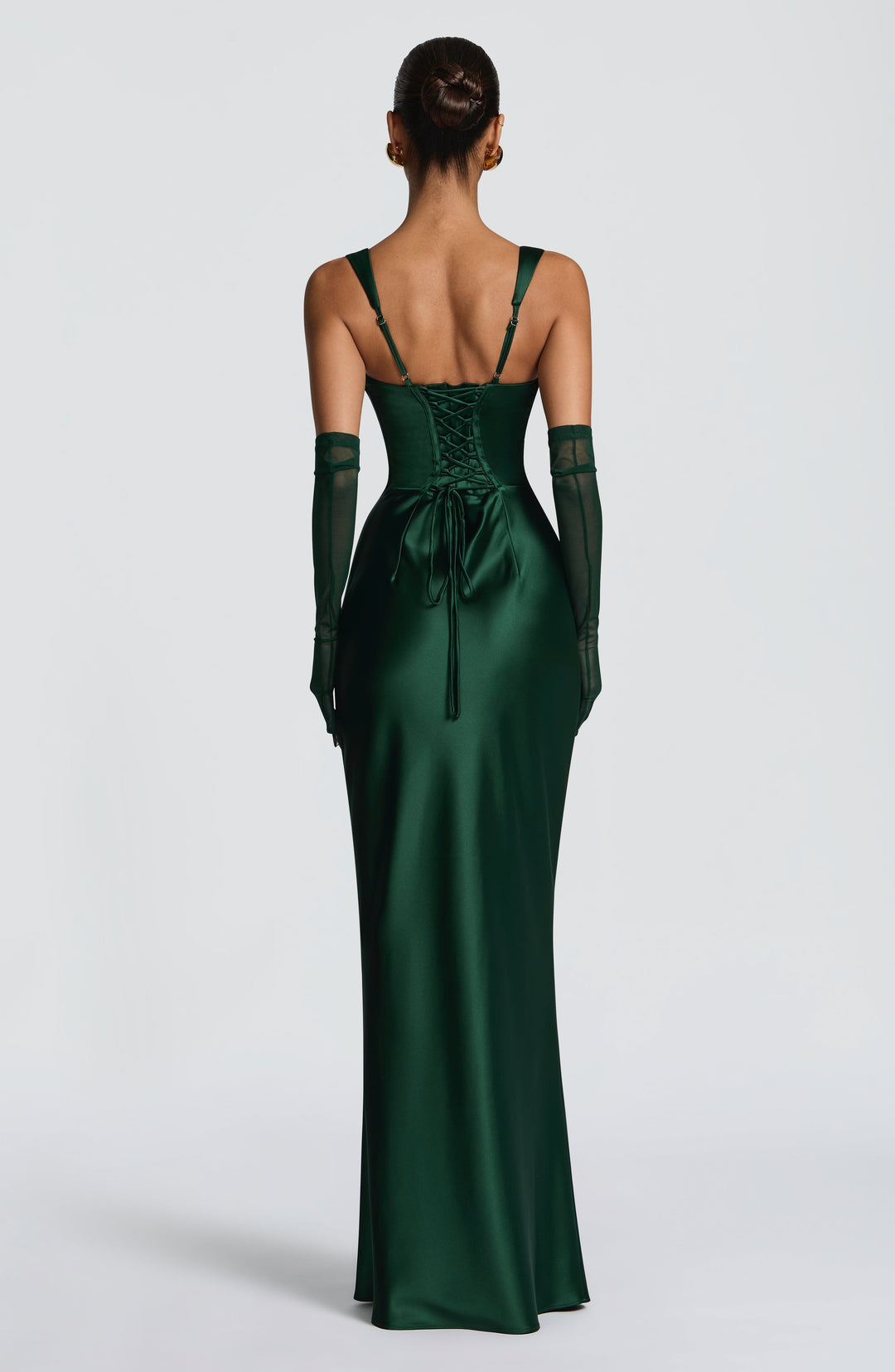 Daliayne Maxi Dress in Emerald by Clandour, product photo 5