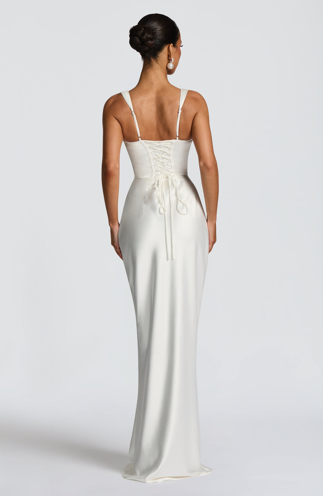 Daliayne Maxi Dress in Ivory by Clandour, product photo 3
