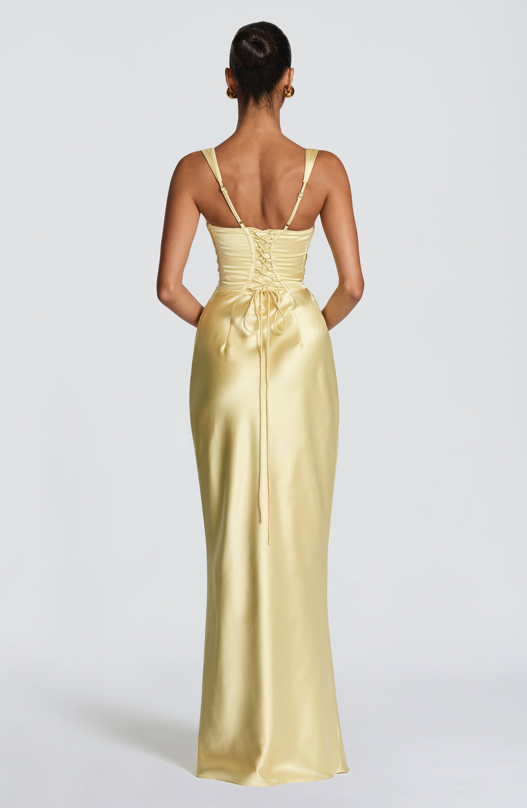 Daliayne Maxi Dress in Lemon by Clandour, product photo 2