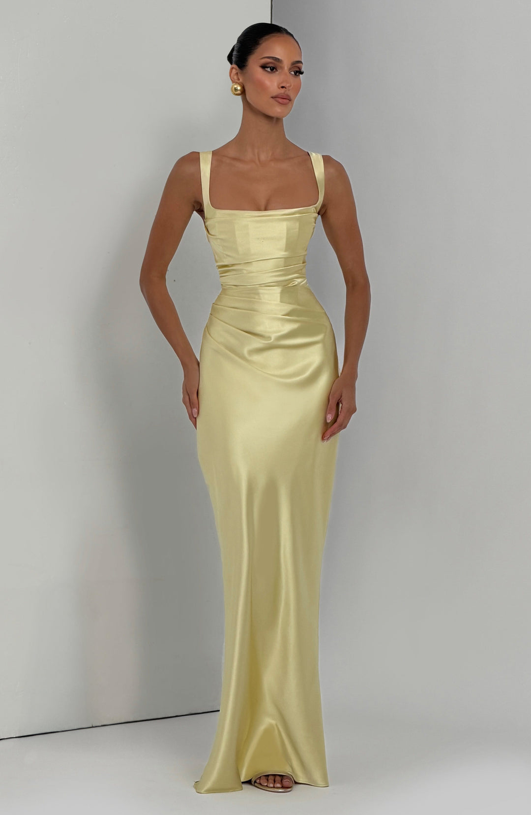 Daliayne Maxi Dress in Lemon by Clandour, product photo 5