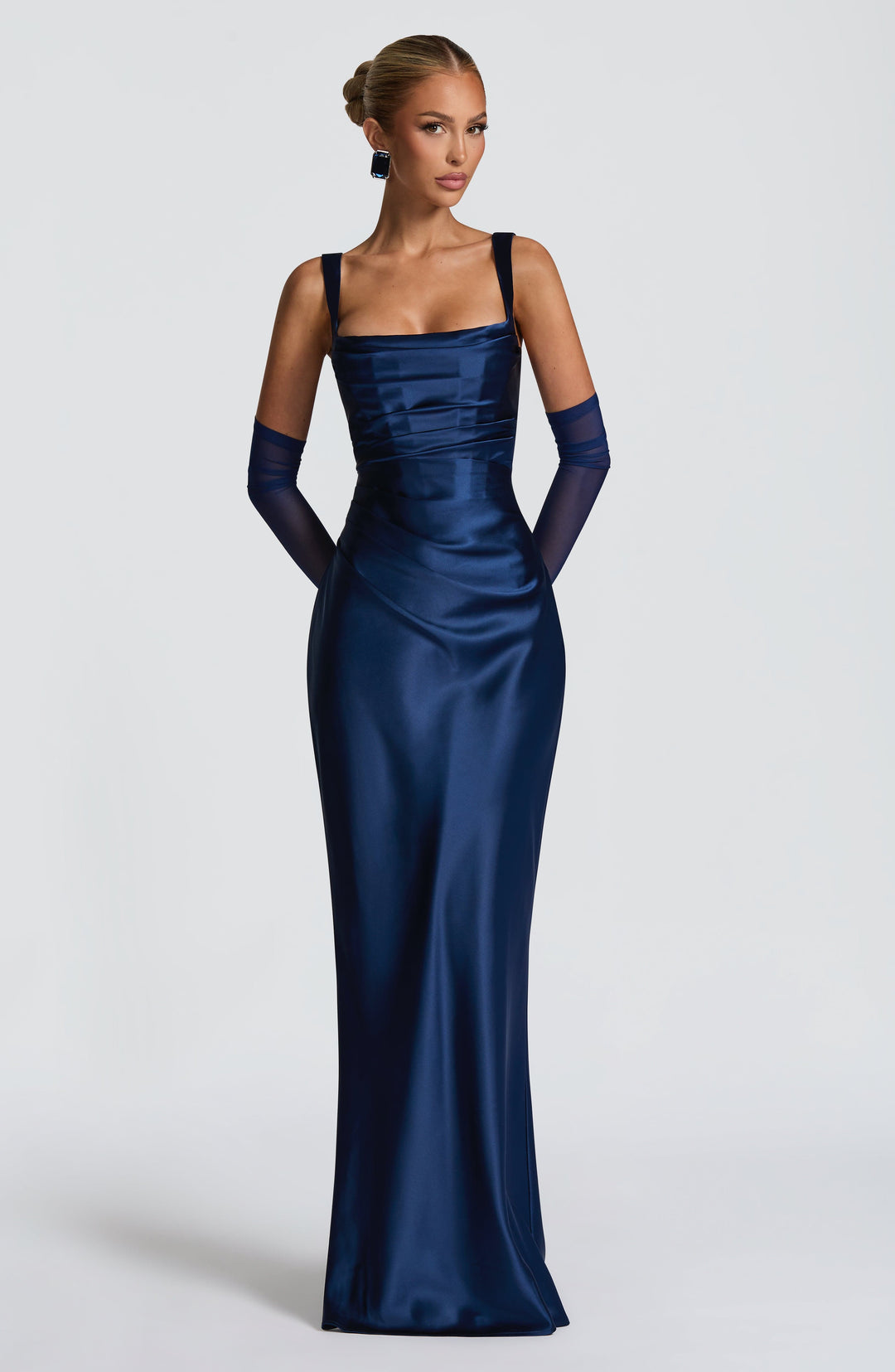 Daliayne Maxi Dress in Navy by Clandour, product photo 1