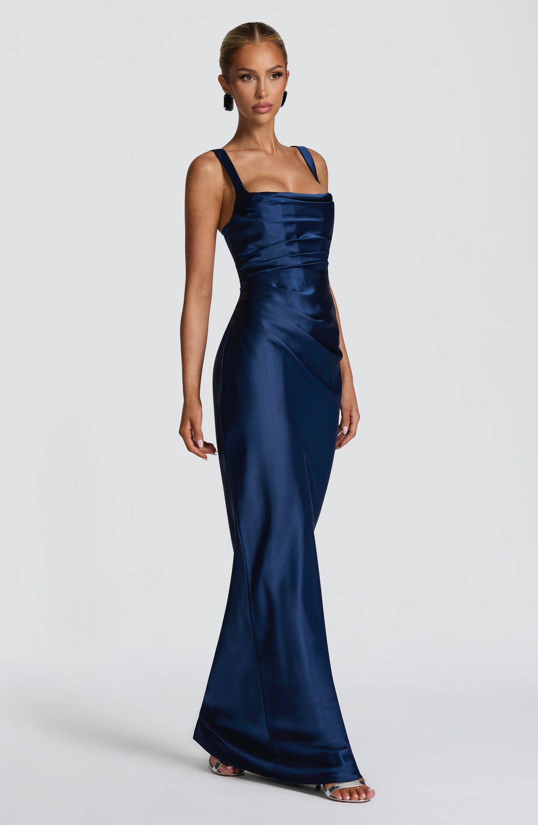 Daliayne Maxi Dress in Navy by Clandour, product photo 4