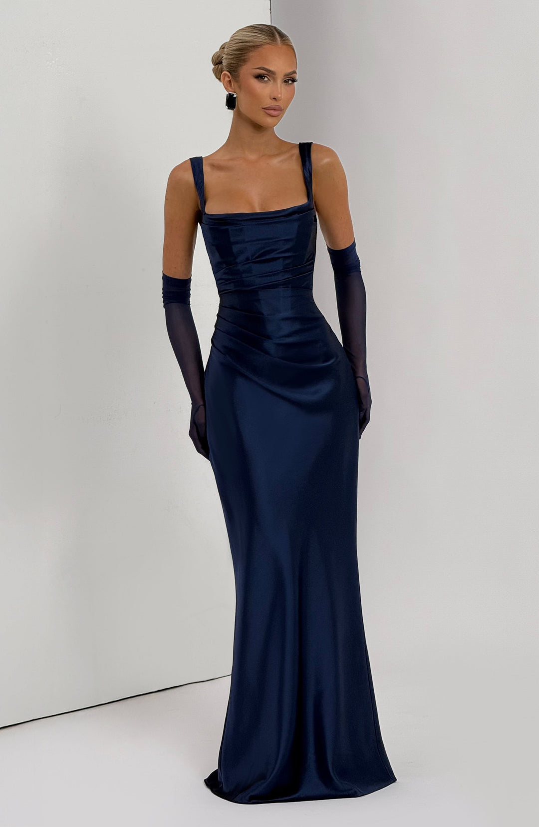 Daliayne Maxi Dress in Navy by Clandour, product photo 8