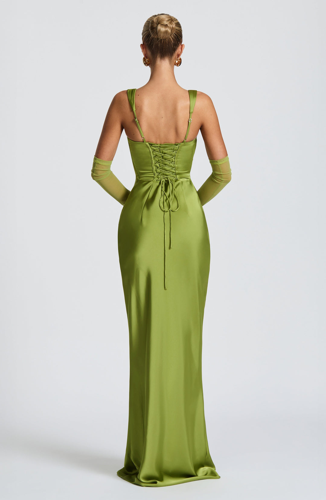 Daliayne Maxi Dress in Olive by Clandour, product photo 5