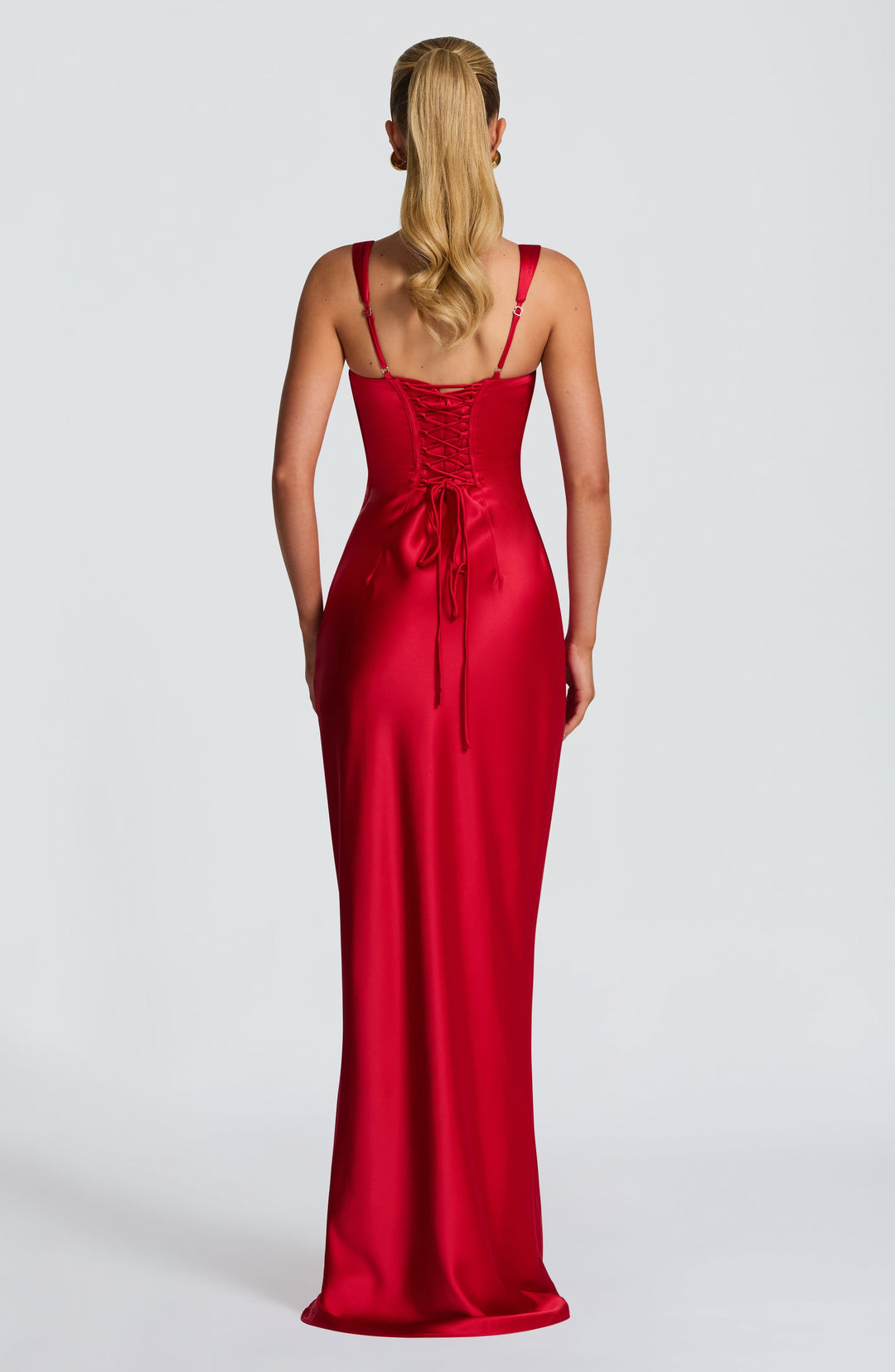 Daliayne Maxi Dress in Red by Clandour, product photo 4