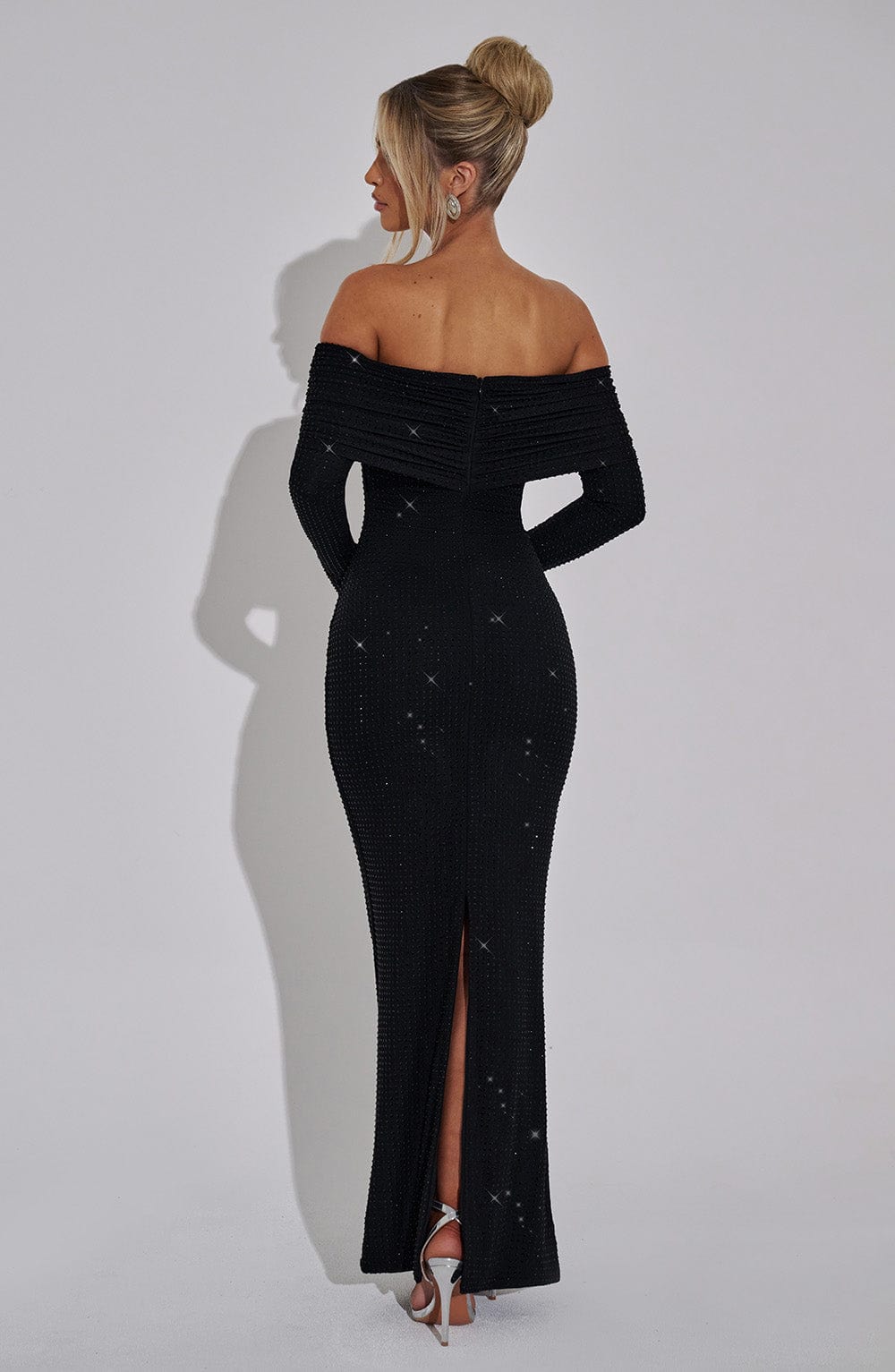 Elenaelle Maxi Dress in Black by Clandour, product photo 2