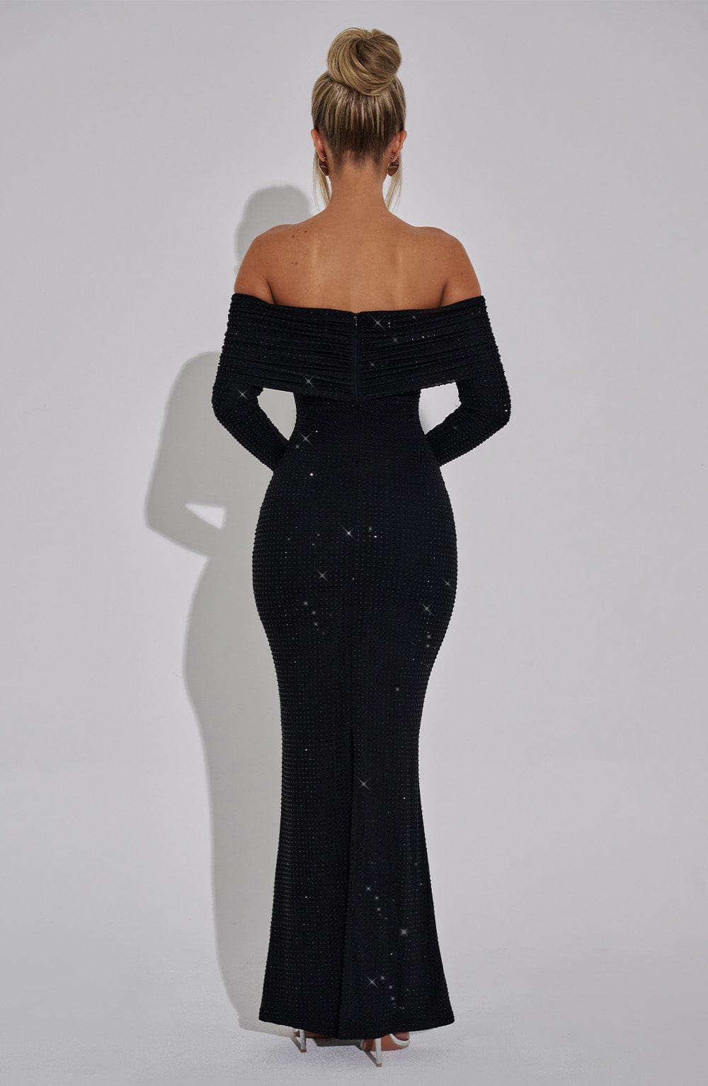 Elenaelle Maxi Dress in Black by Clandour, product photo 5