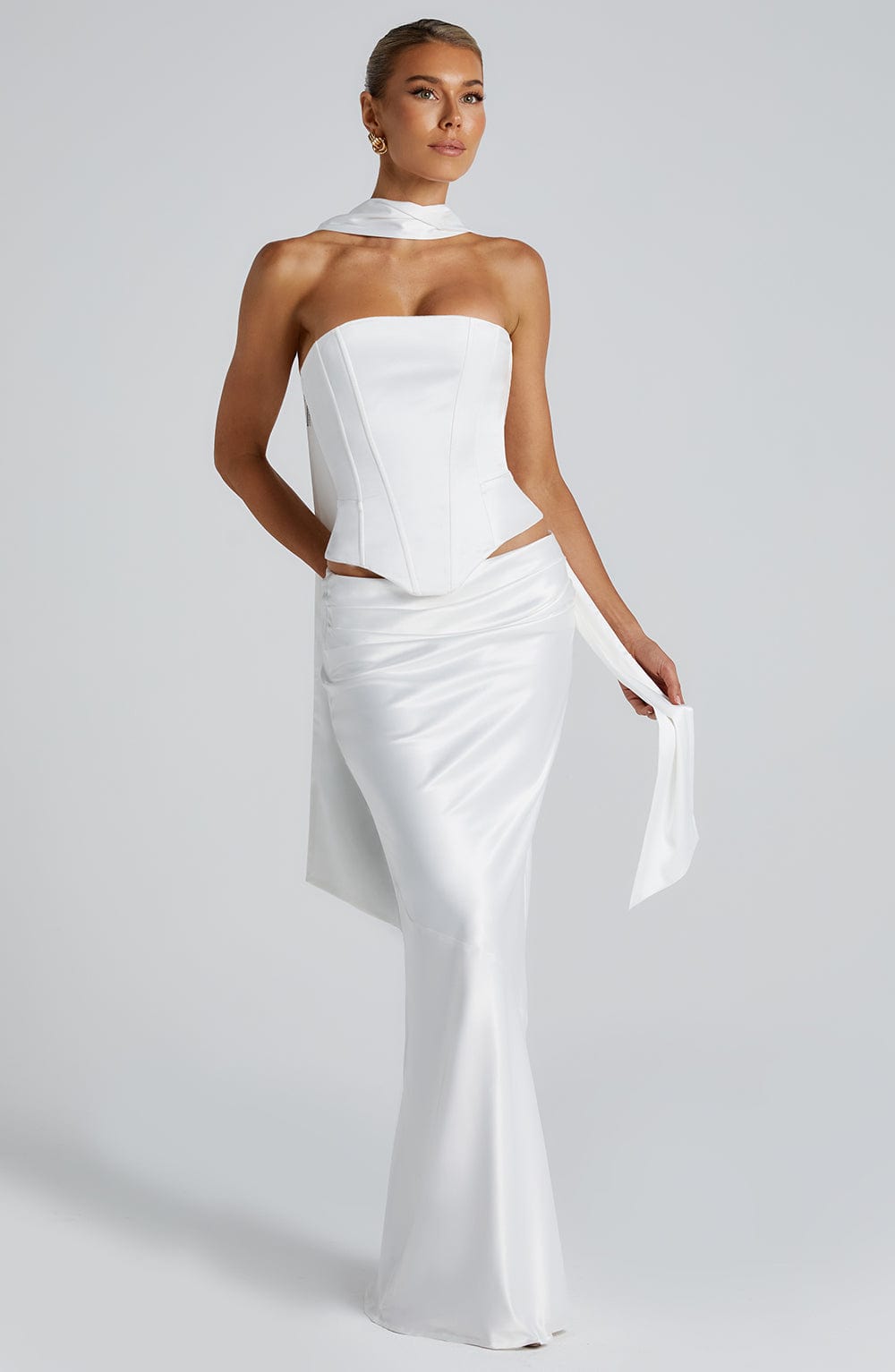 Elenara Corset in Ivory by Clandour, product photo 4