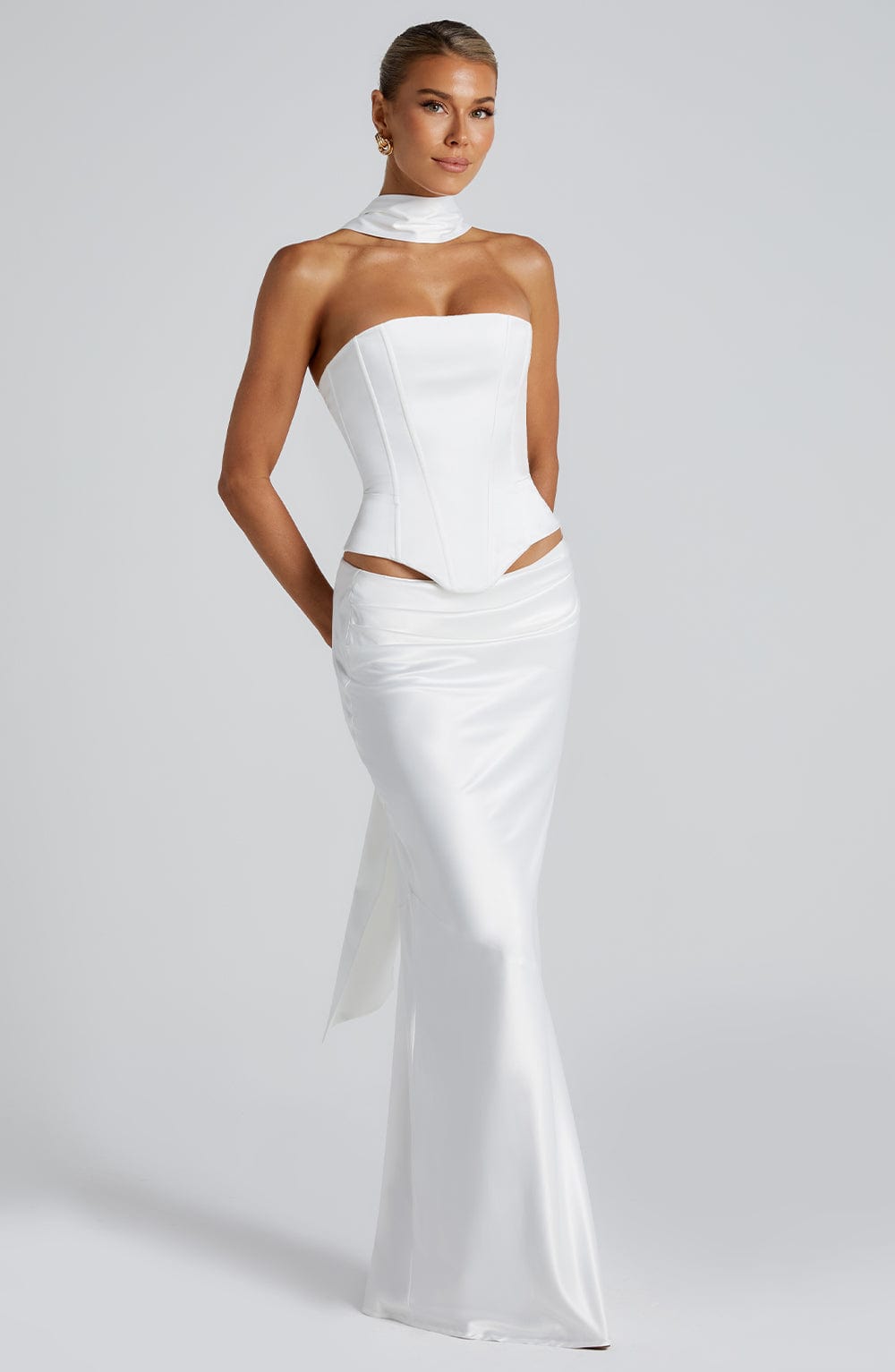 Elenara Corset in Ivory by Clandour, product photo 8