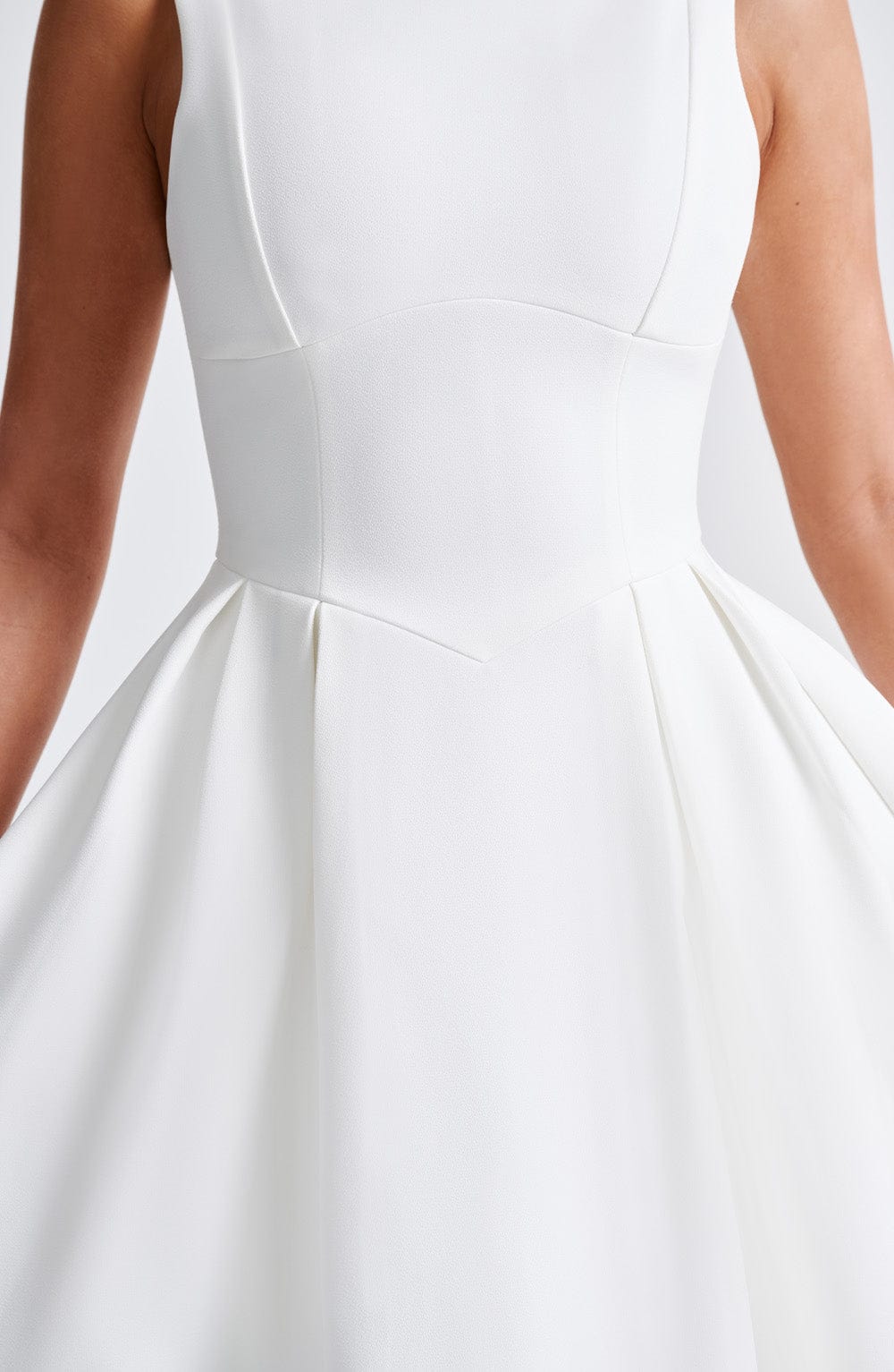 Elenari Midi Dress in Ivory by Clandour, product photo 11
