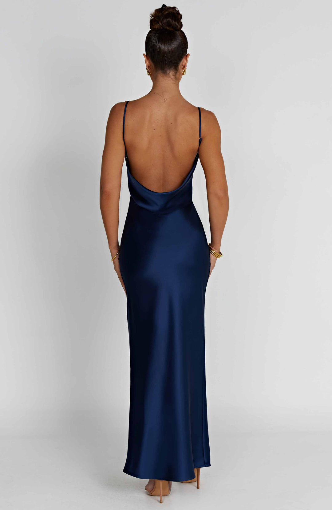 Elenelle Maxi Dress in Navy by Clandour, product photo 3