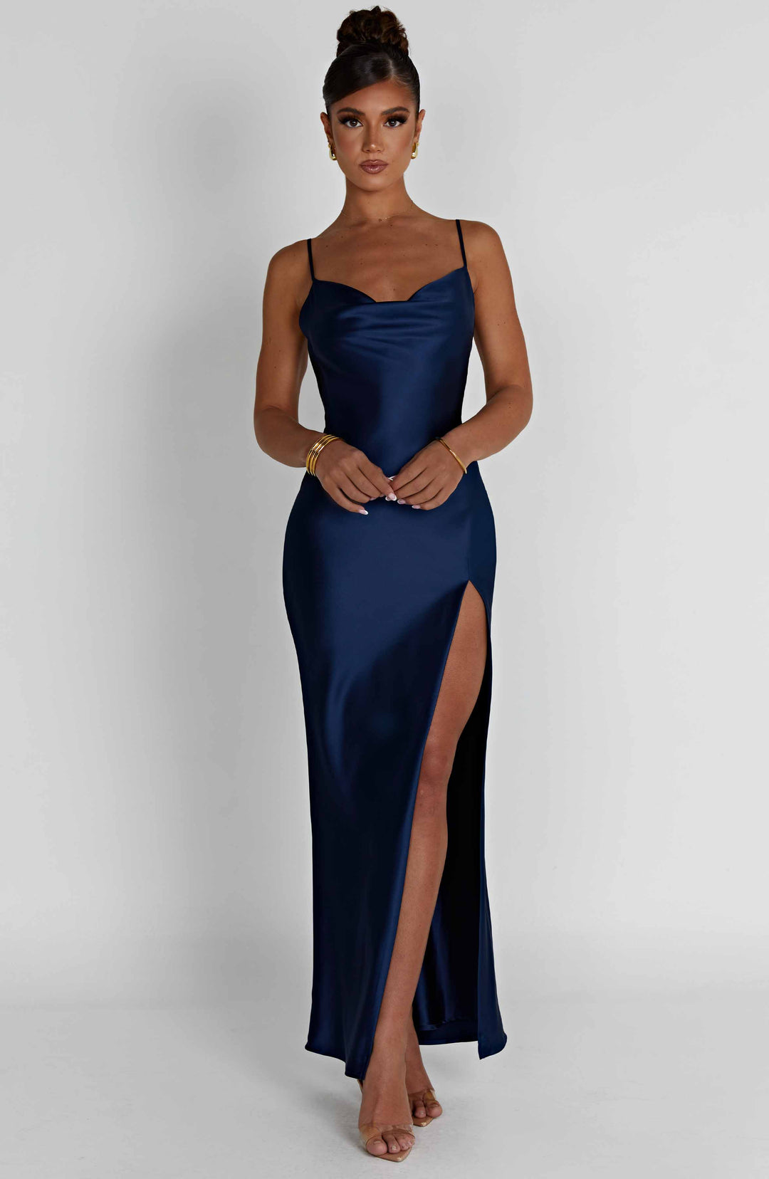 Elenelle Maxi Dress in Navy by Clandour, product photo 5