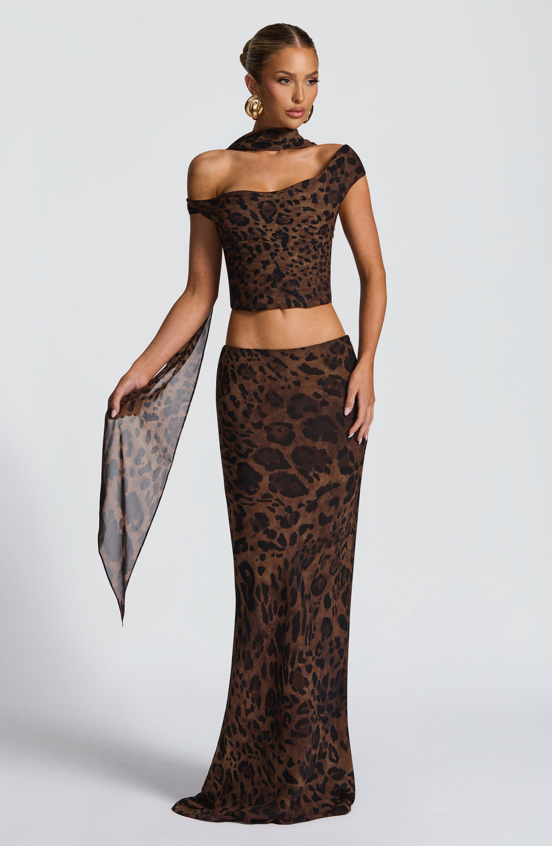 Elenena Top in Leopard Print by Clandour, product photo 5