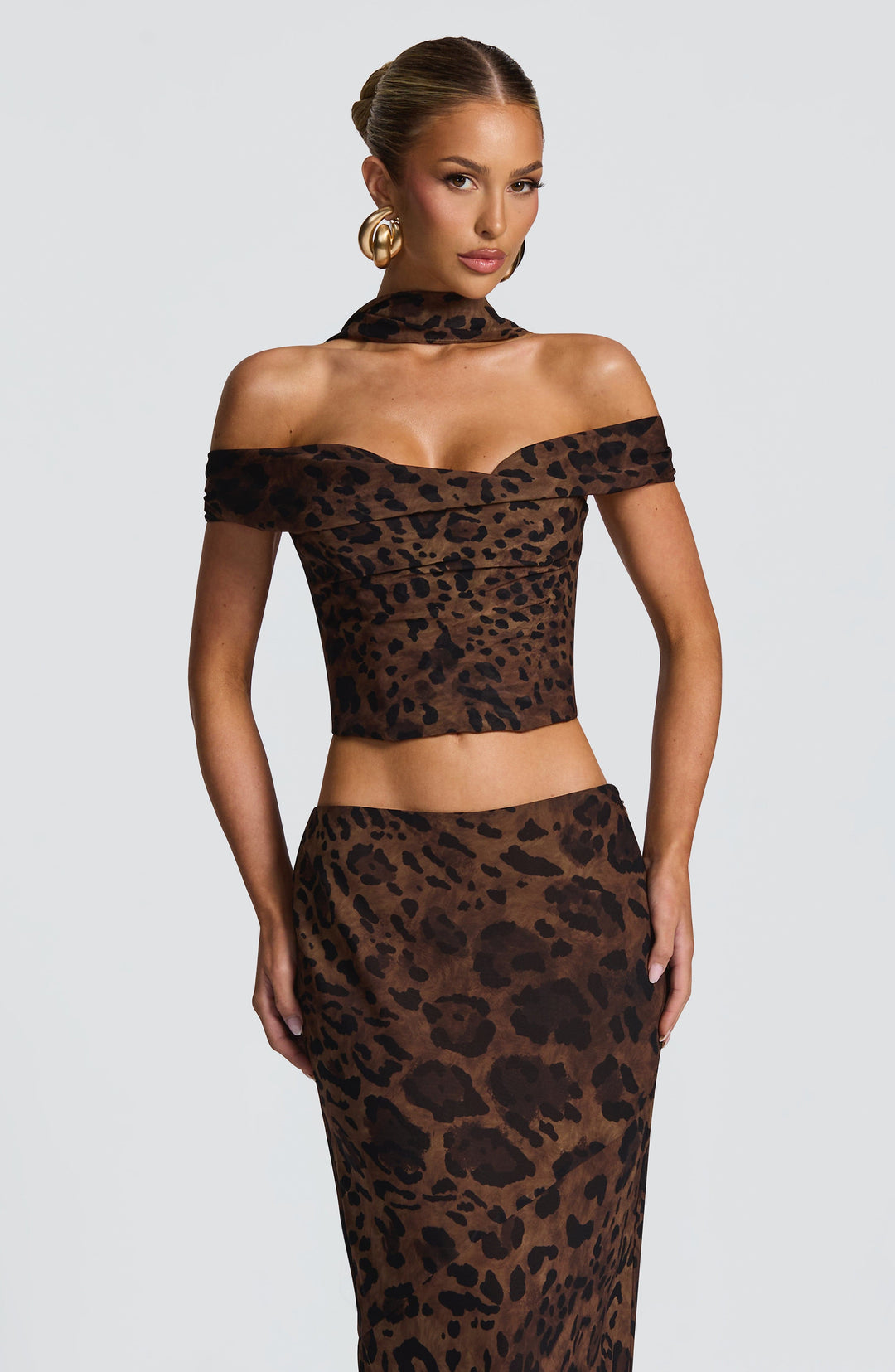 Elenena Top in Leopard Print by Clandour, product photo 6