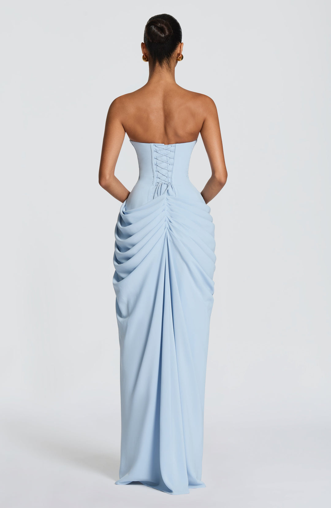 Eleniris Maxi Dress in Glacier Blue by Clandour, product photo 3