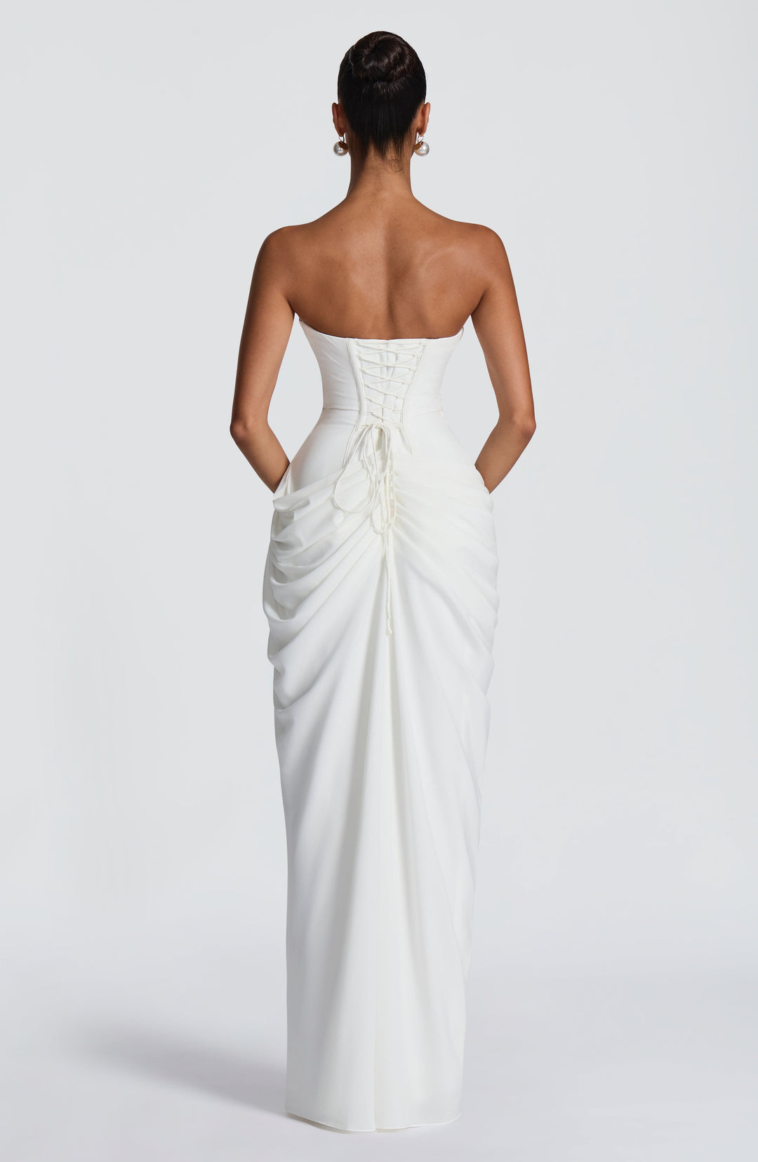 Eleniris Maxi Dress in Ivory by Clandour, product photo 2