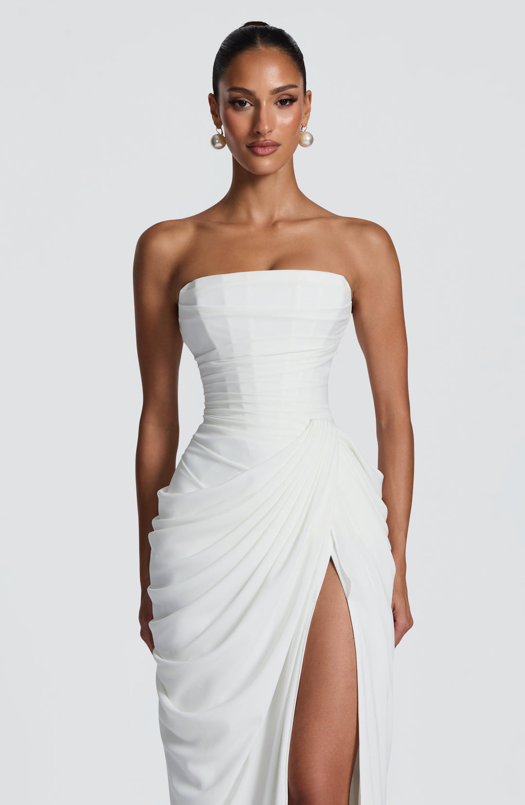 Eleniris Maxi Dress in Ivory by Clandour, product photo 4