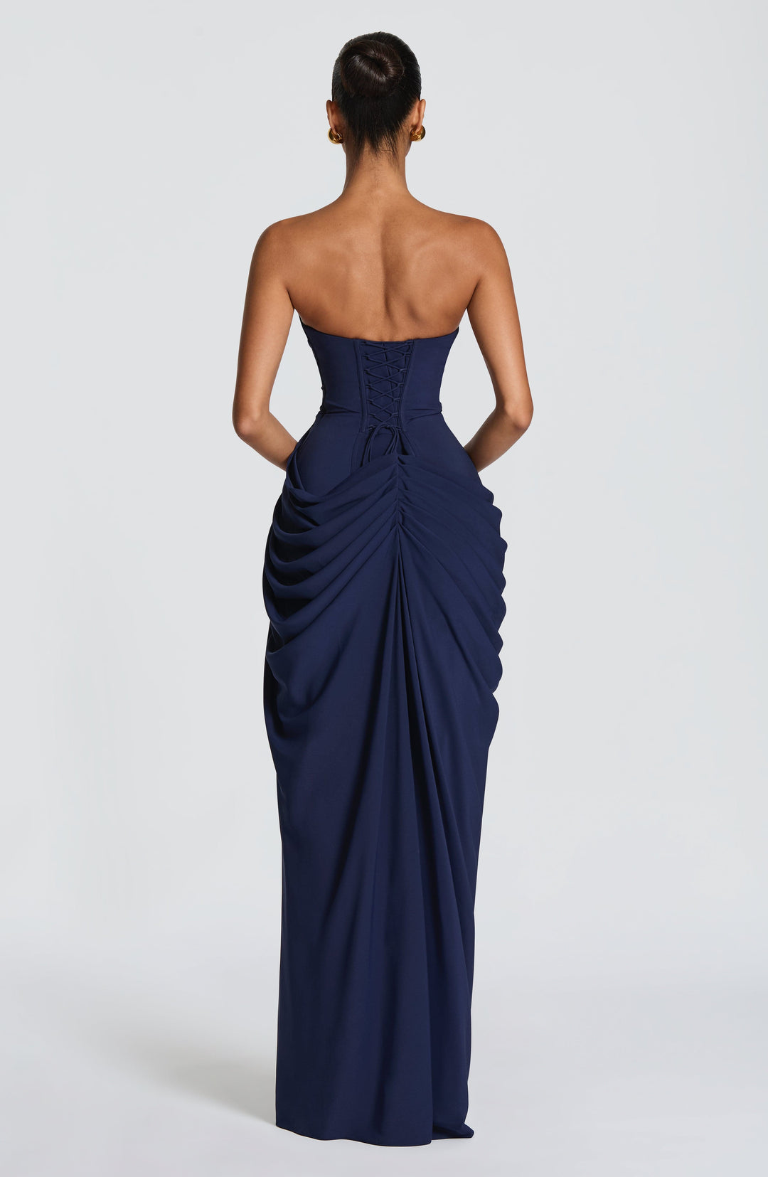 Eleniris Maxi Dress in Navy by Clandour, product photo 3