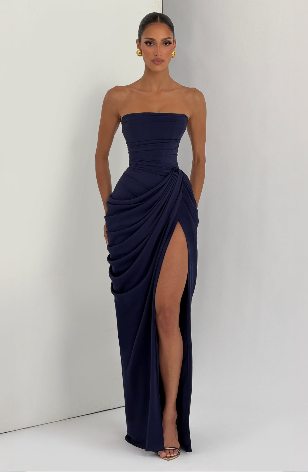 Eleniris Maxi Dress in Navy by Clandour, product photo 6