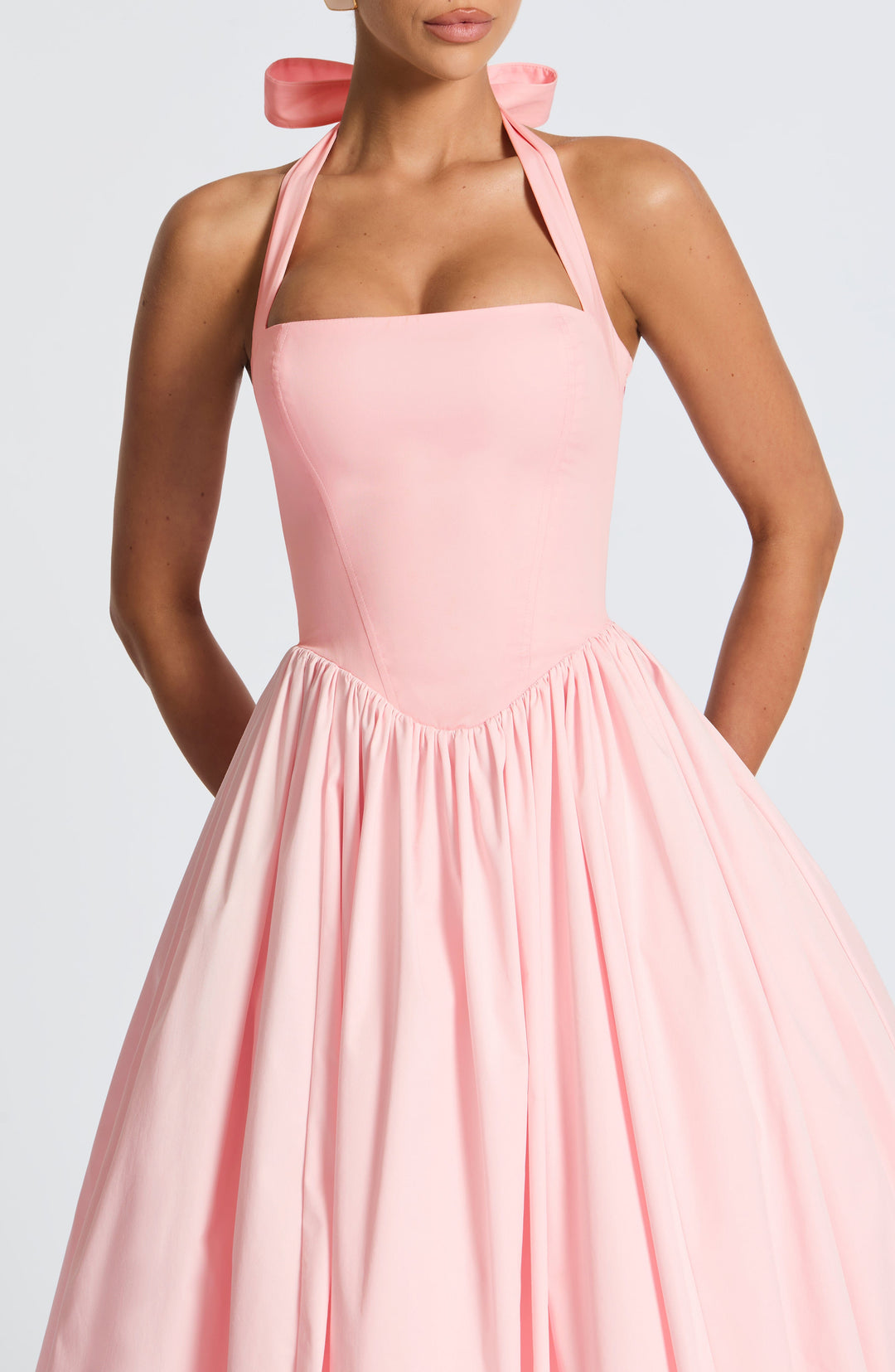 Elenlise Midi Dress in Blush by Clandour, product photo 8