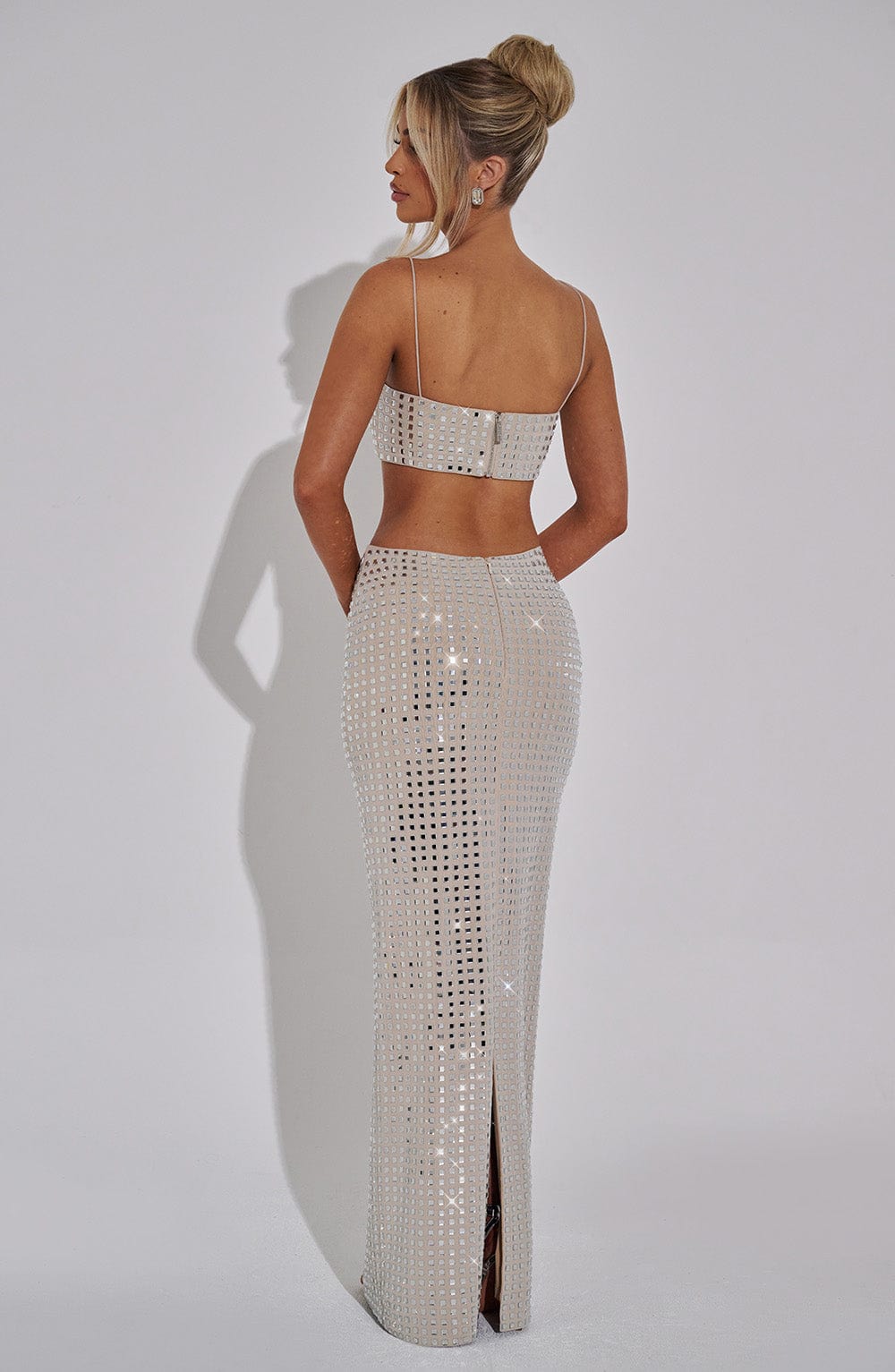 Fioraessa Maxi Skirt in Nude by Clandour, product photo 8