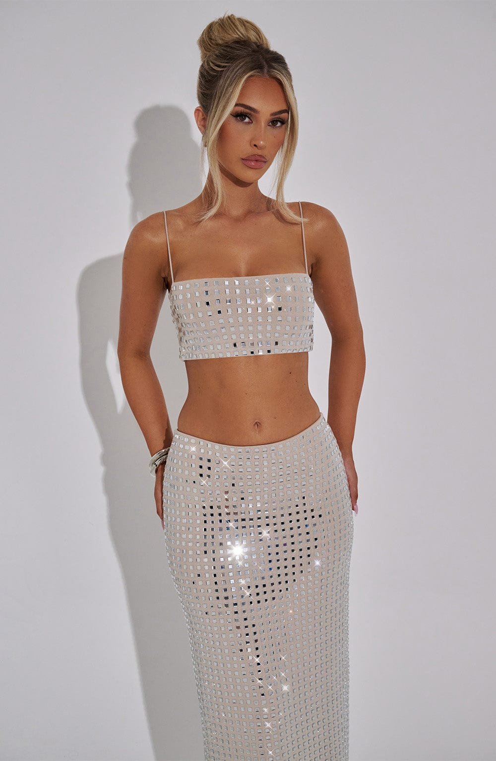 Fioraessa Top in Nude by Clandour, product photo 2