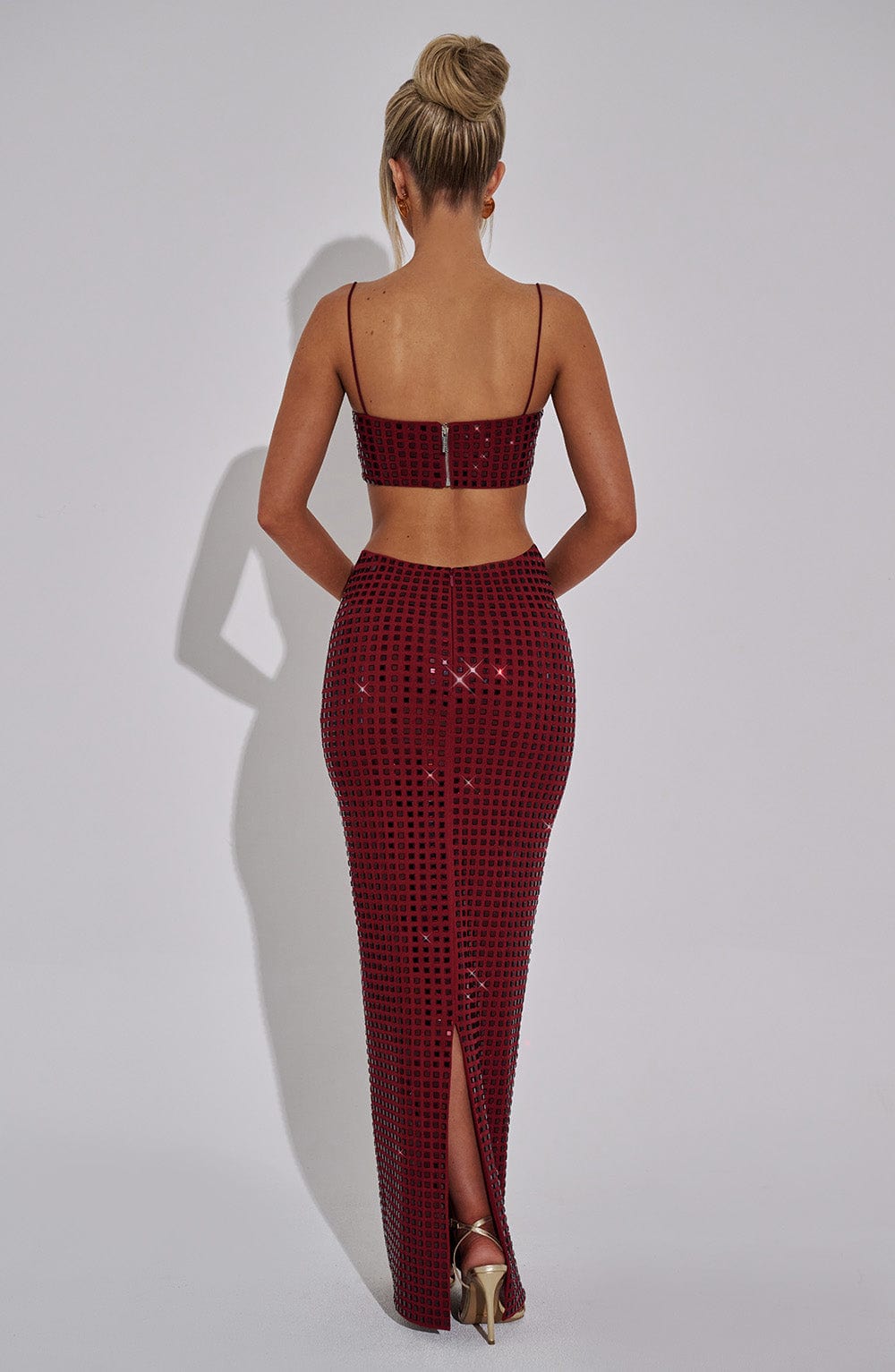 Fioraessa Top in Wine by Clandour, product photo 4