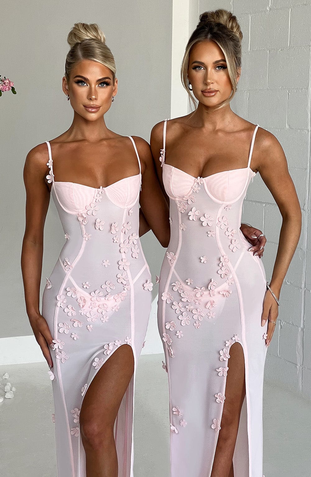 Fioraia Maxi Dress in Blush by Clandour, product photo 7