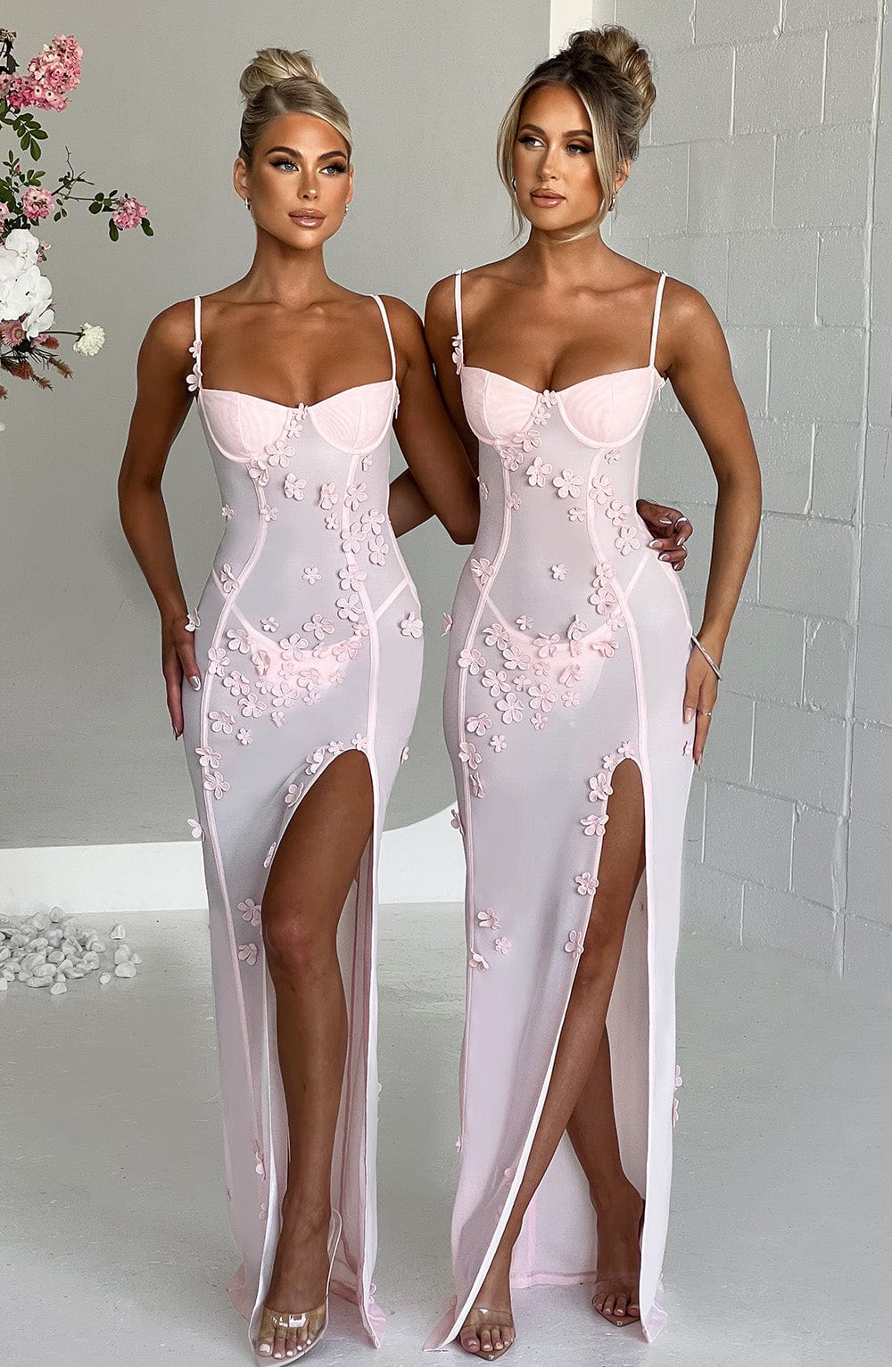 Fioraia Maxi Dress in Blush by Clandour, product photo 8
