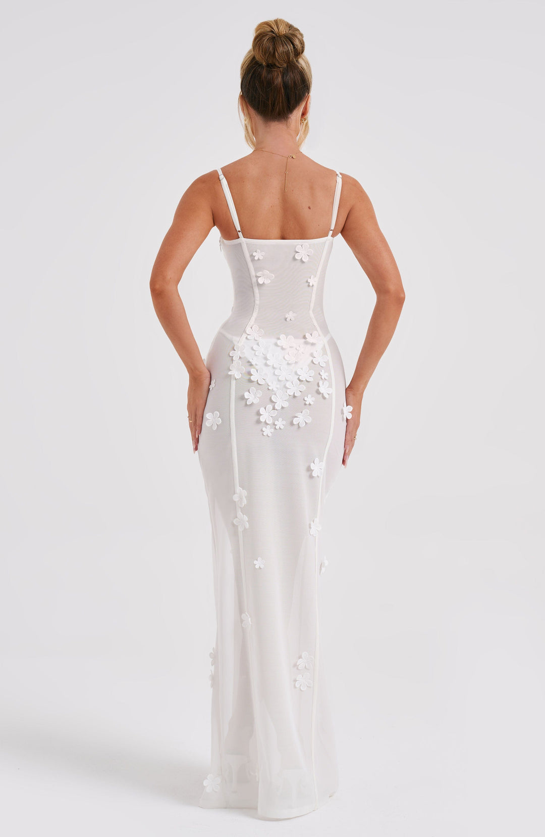 Fioraia Maxi Dress in Ivory by Clandour, product photo 5