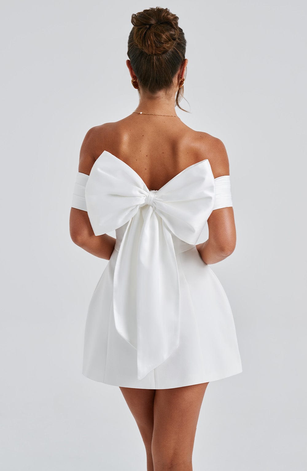 Fioraise Mini Dress in Ivory by Clandour, product photo 11