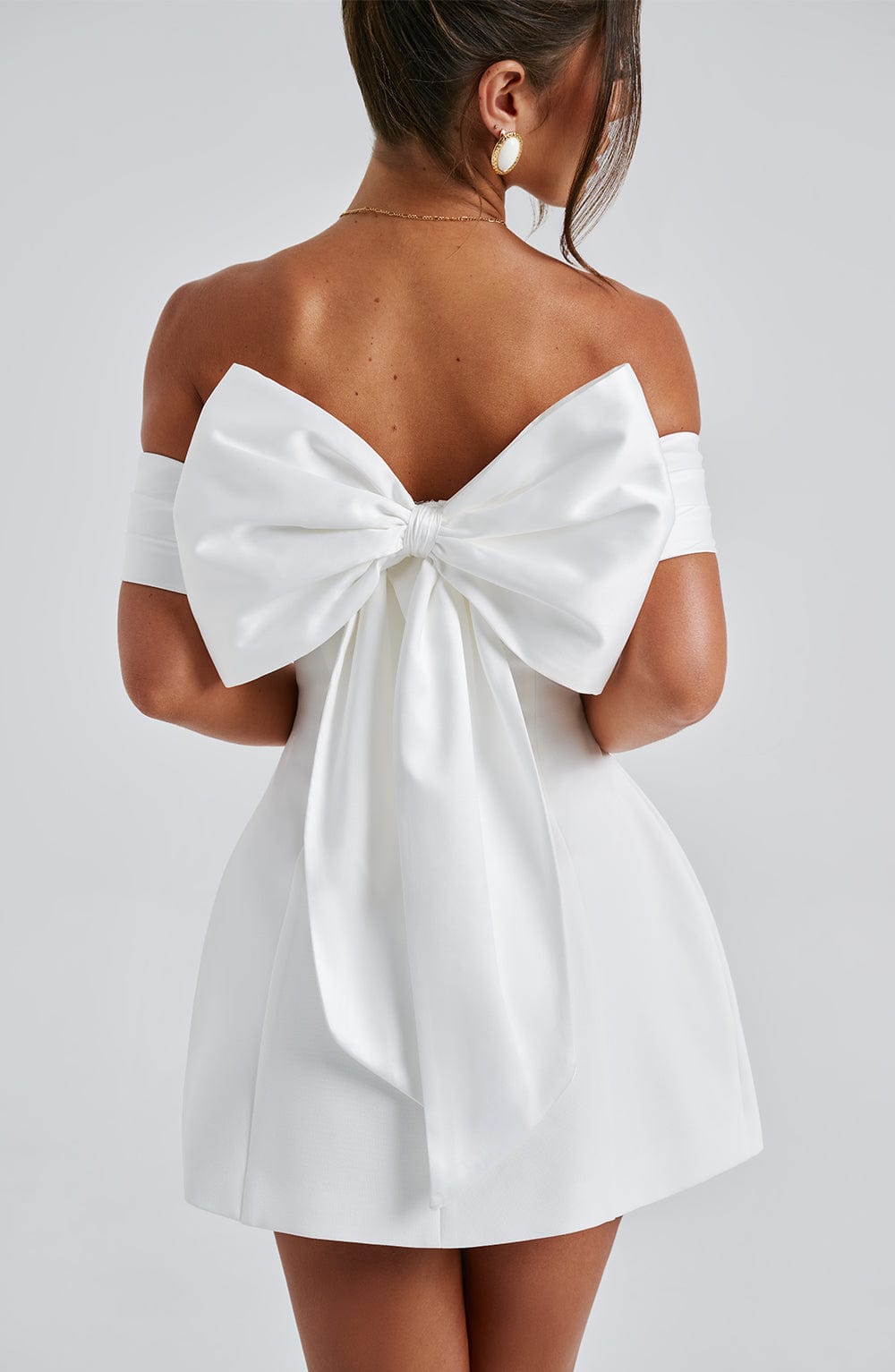 Fioraise Mini Dress in Ivory by Clandour, product photo 14