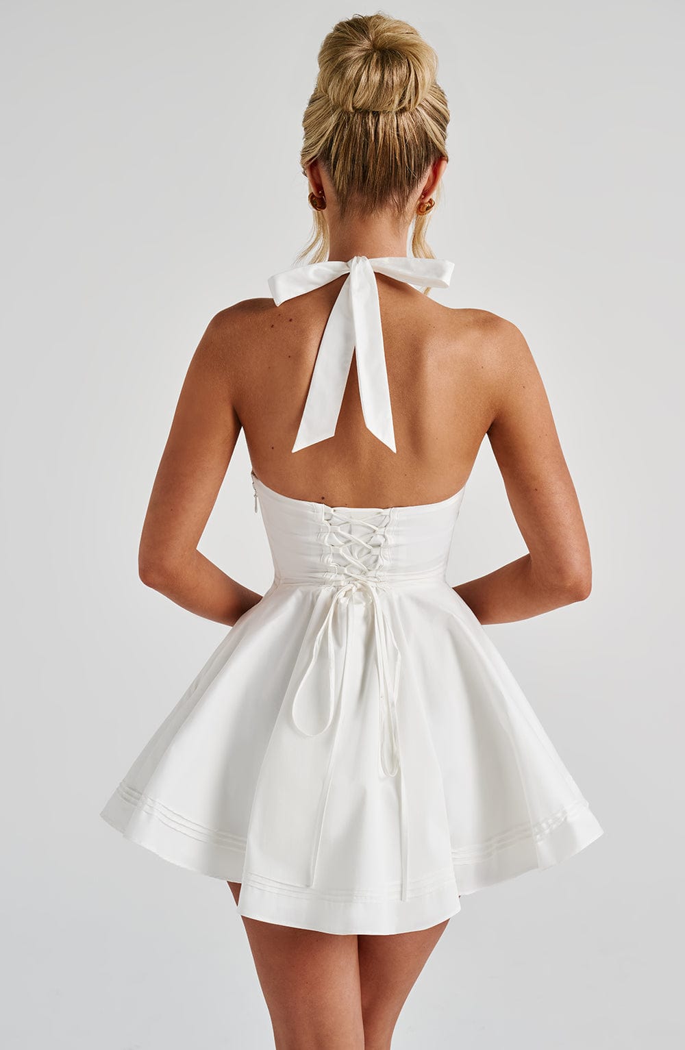 Fioralina Mini Dress in Ivory by Clandour, product photo 9