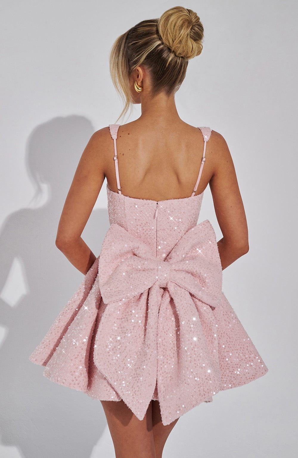 Fioramira Mini Dress in Blush by Clandour, product photo 2
