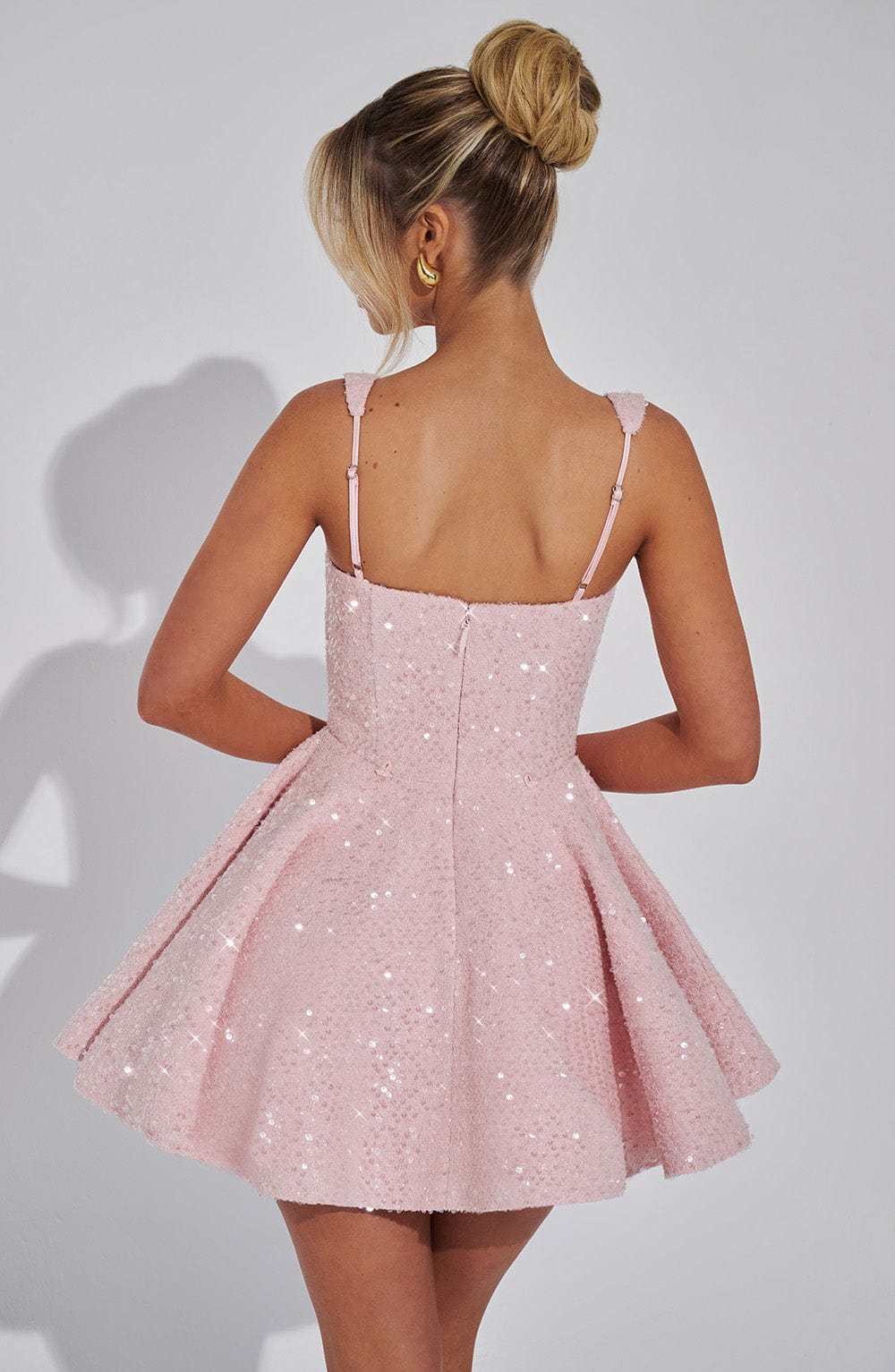 Fioramira Mini Dress in Blush by Clandour, product photo 6