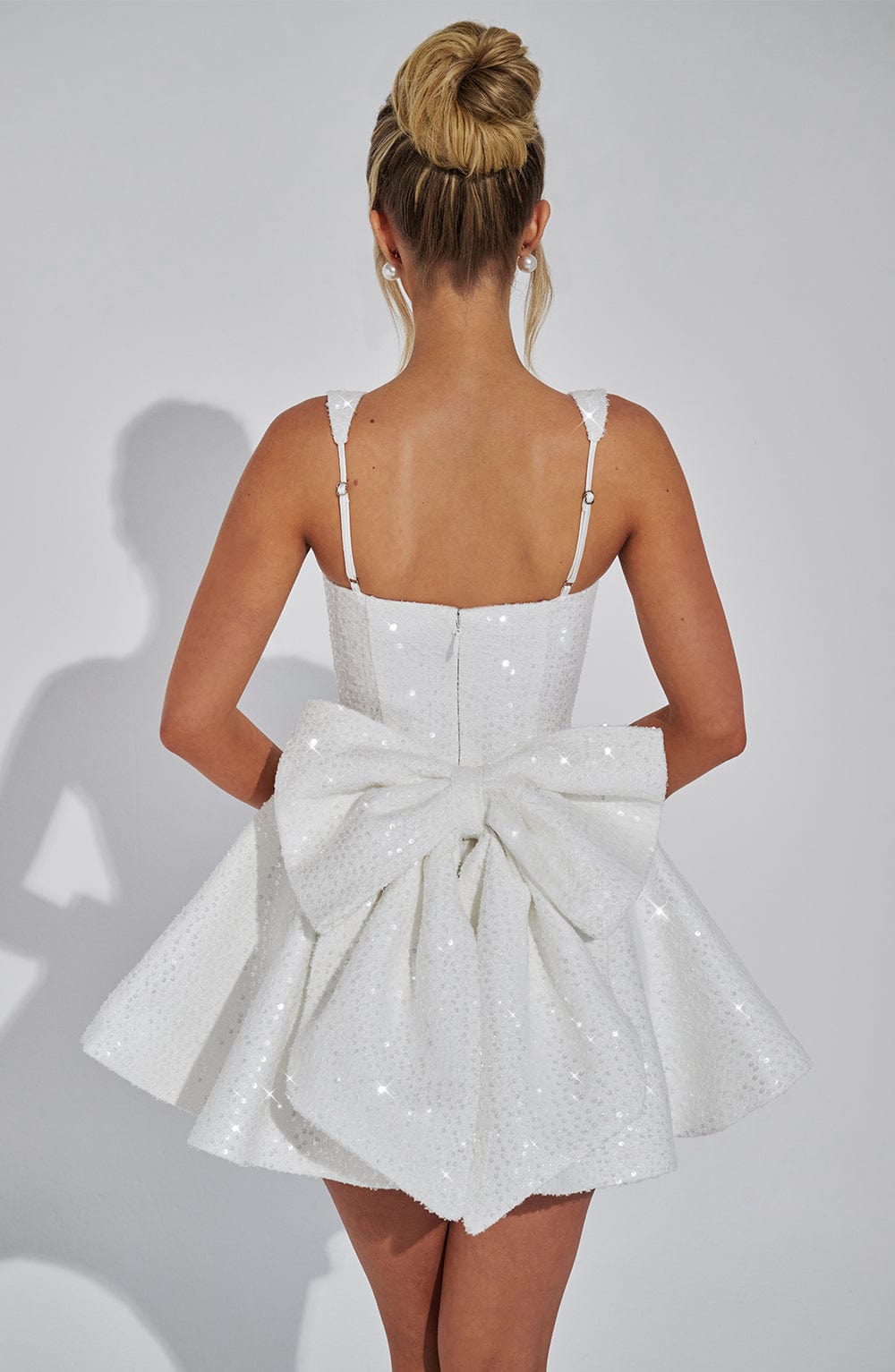 Fioramira Mini Dress in Ivory by Clandour, product photo 2