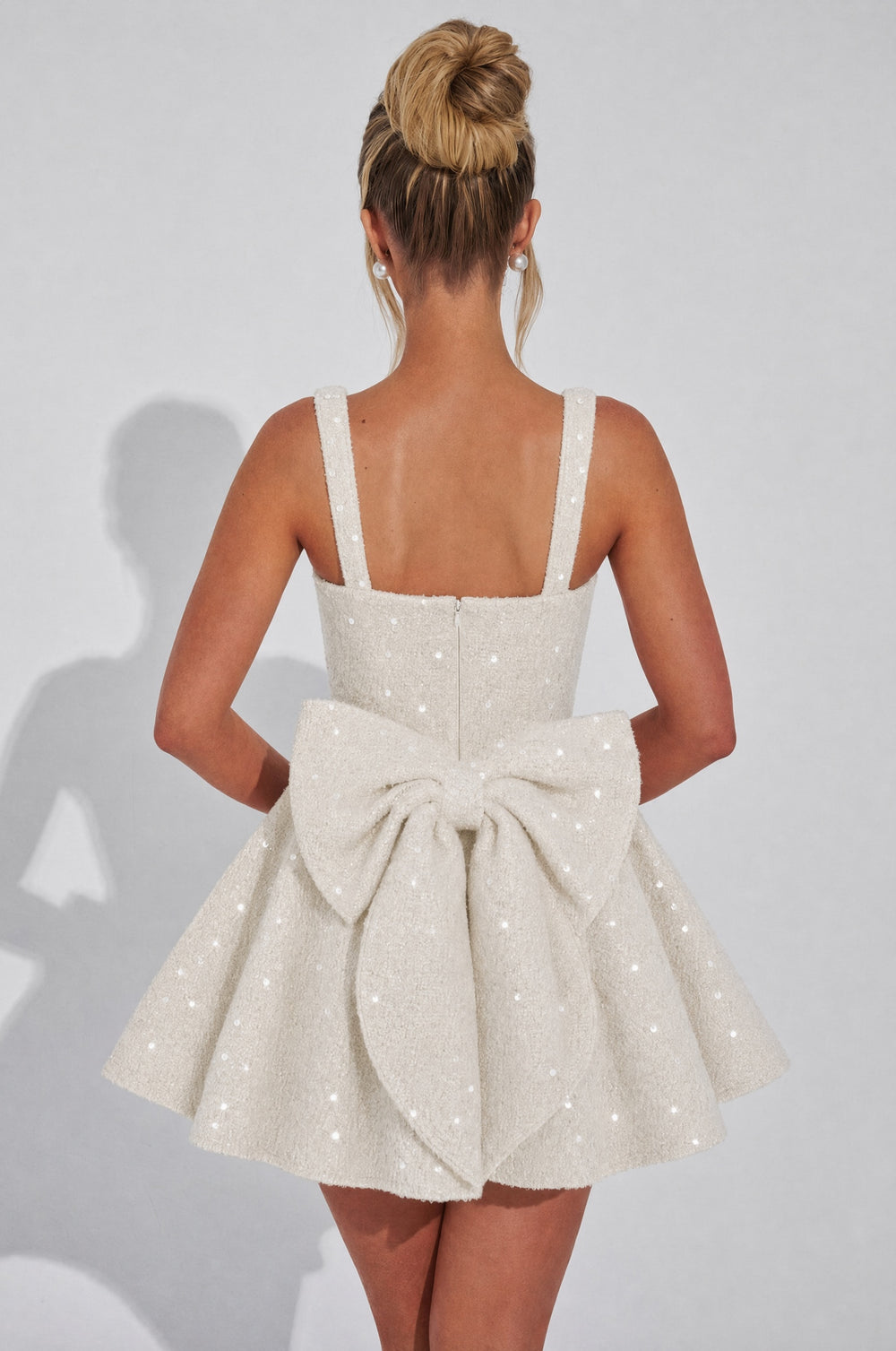 Clandour | Fioramira Mini Dress - Ivory - product photo 2