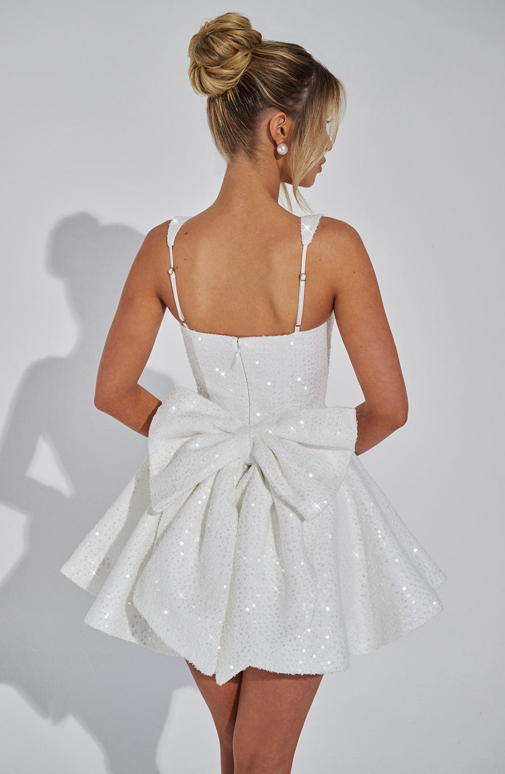 Fioramira Mini Dress in Ivory by Clandour, product photo 5