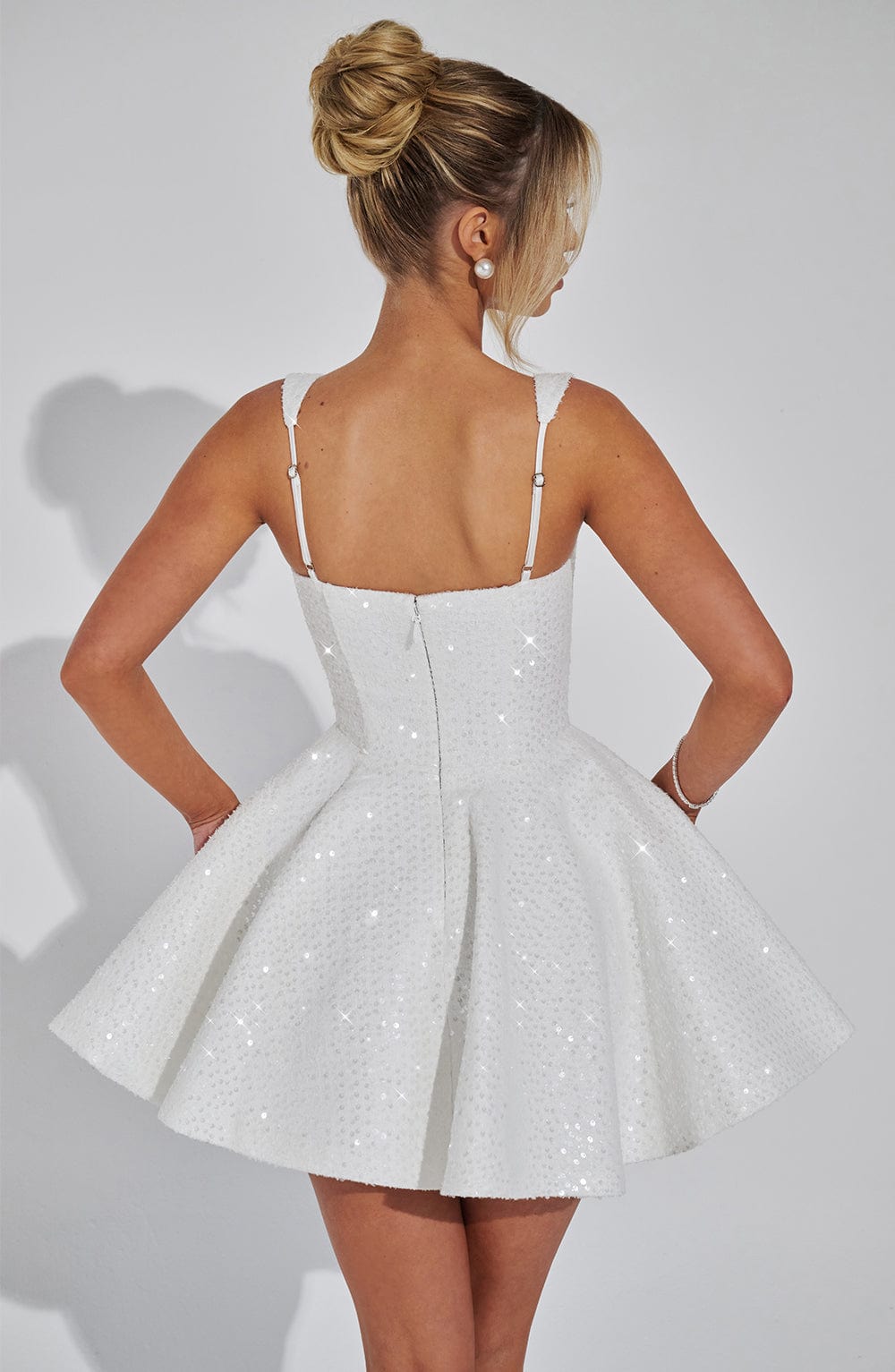 Fioramira Mini Dress in Ivory by Clandour, product photo 7