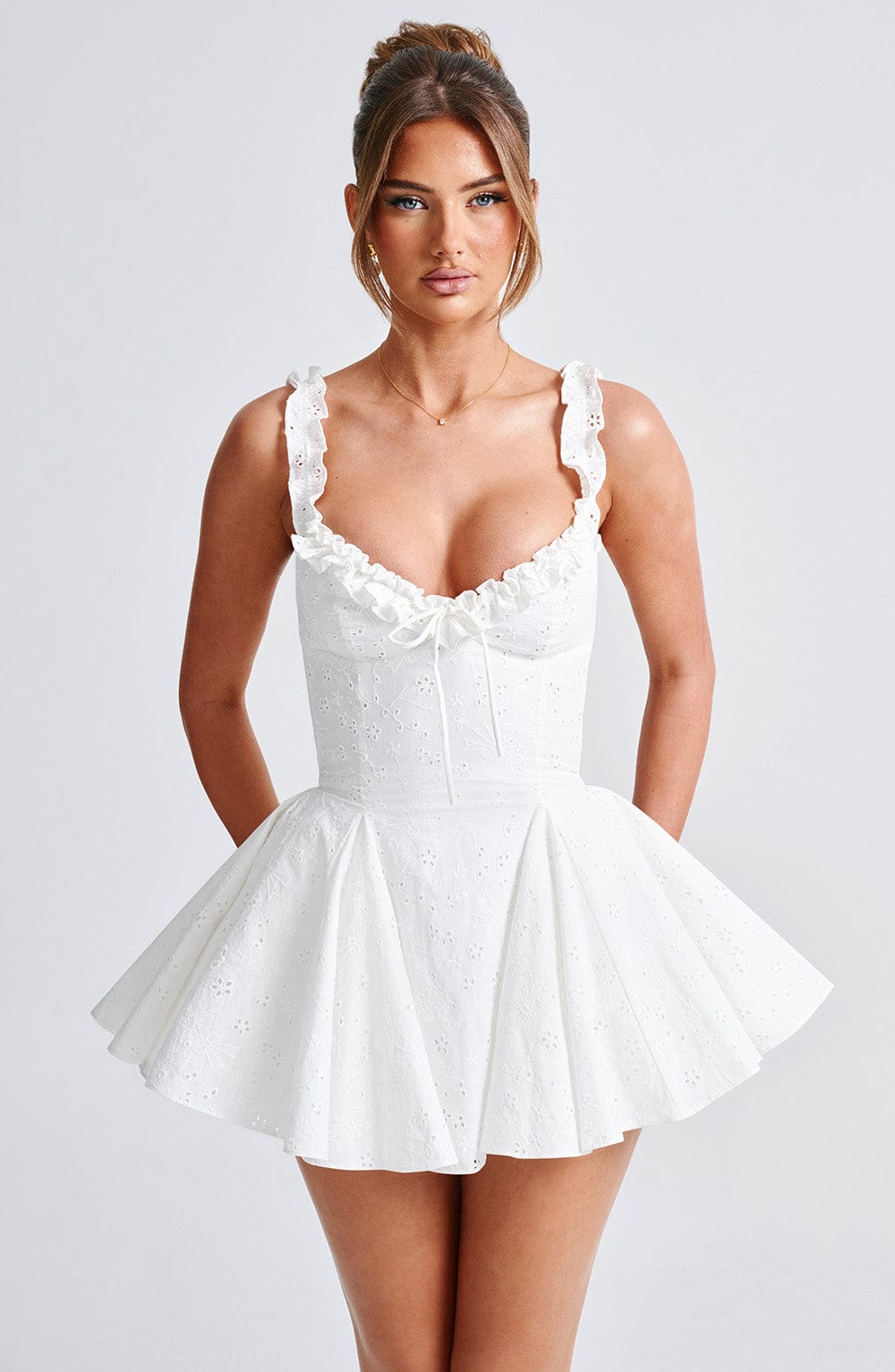 Giaelia Playsuit in Ivory by Clandour, product photo 11