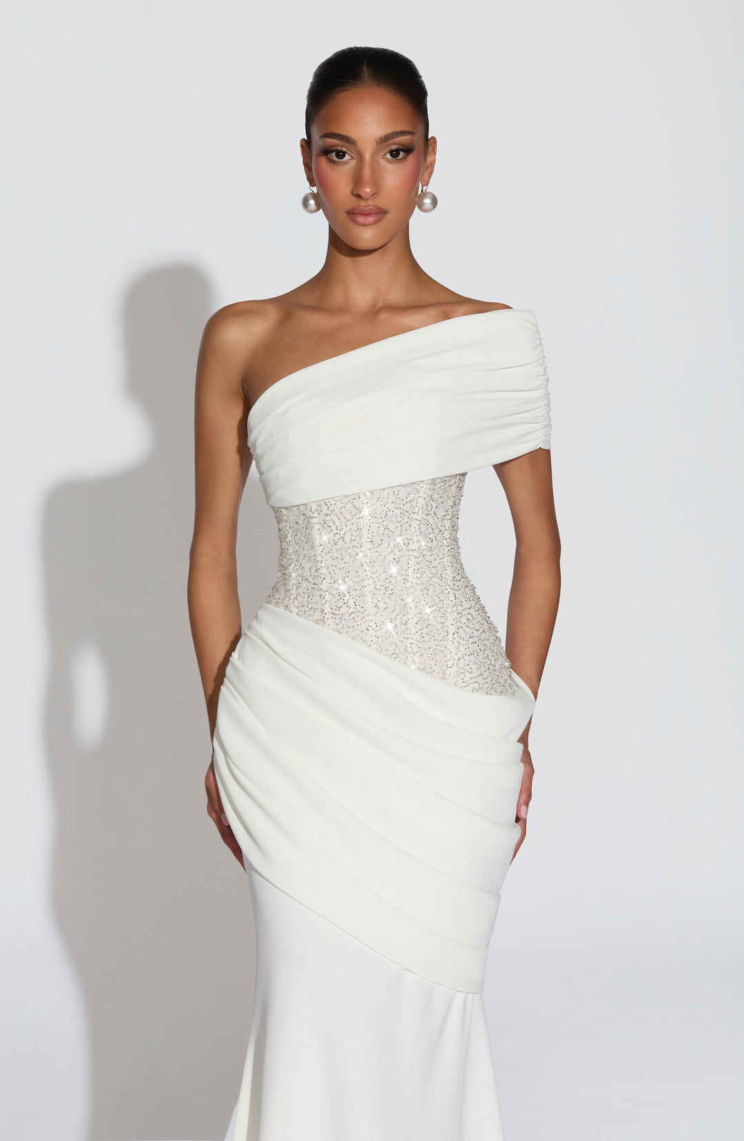 Giaena Gown in Ivory by Clandour, product photo 4