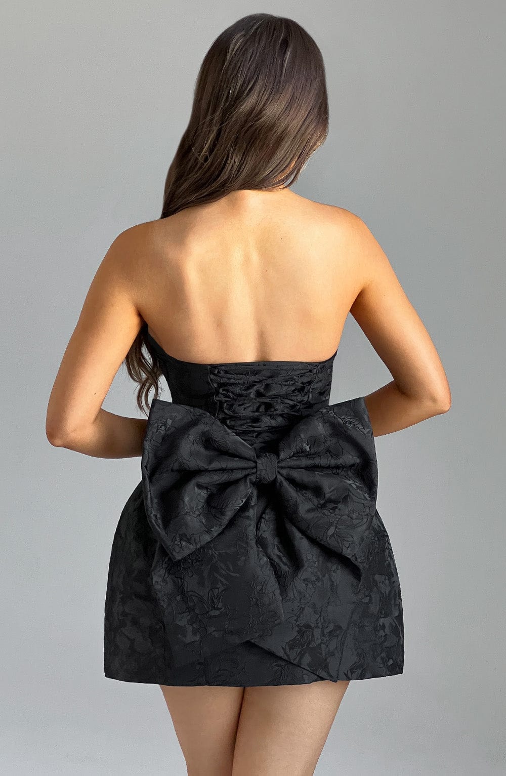 Giaina Mini Dress in Black by Clandour, product photo 2