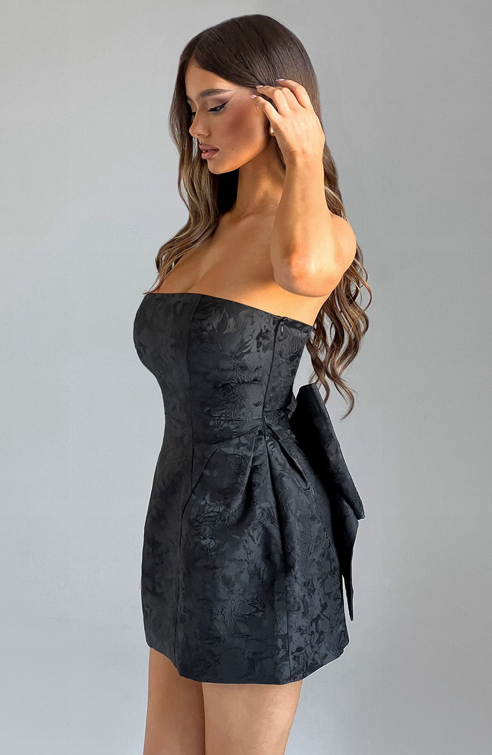 Giaina Mini Dress in Black by Clandour, product photo 7