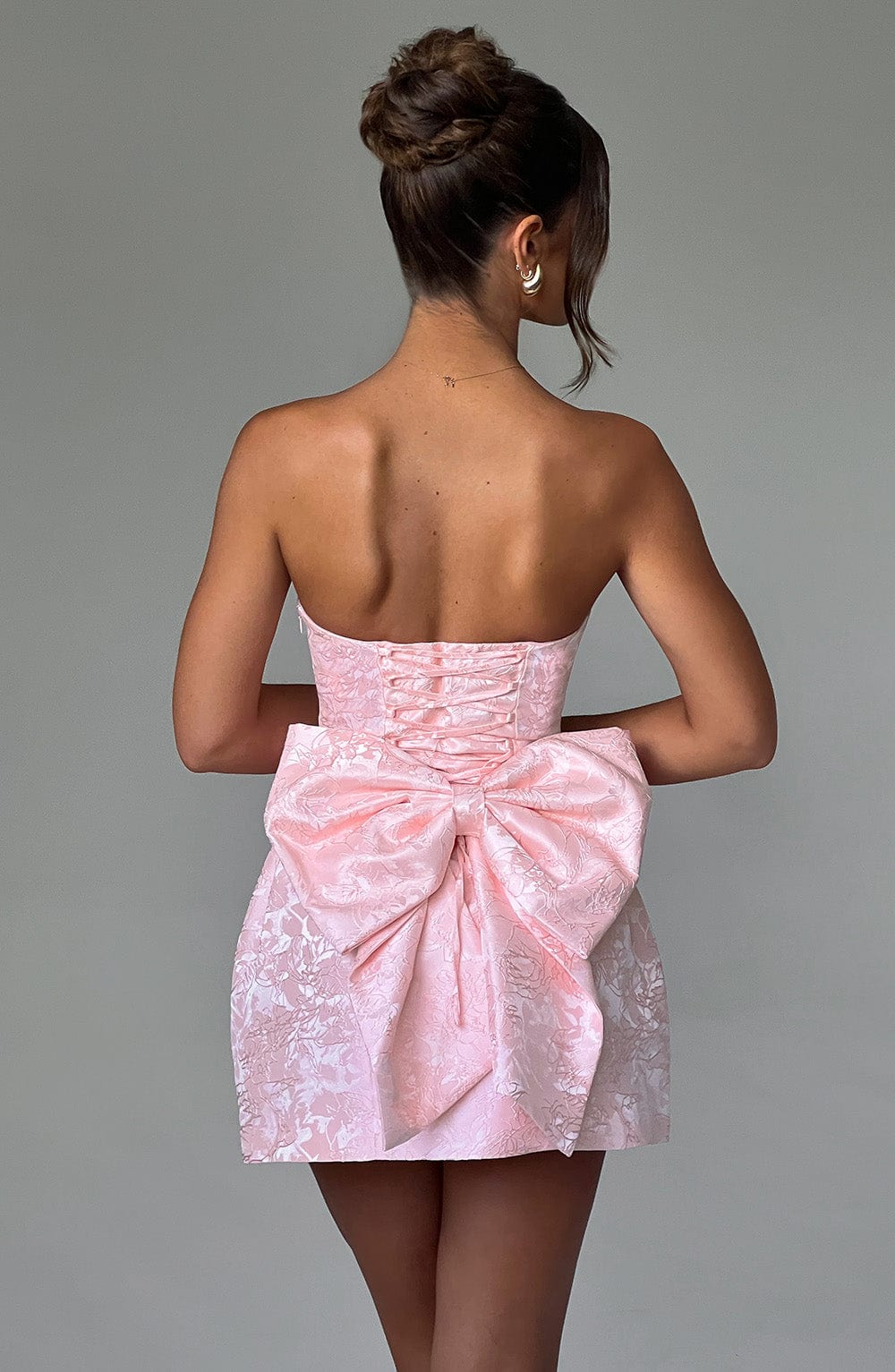 Giaina Mini Dress in Blush by Clandour, product photo 2