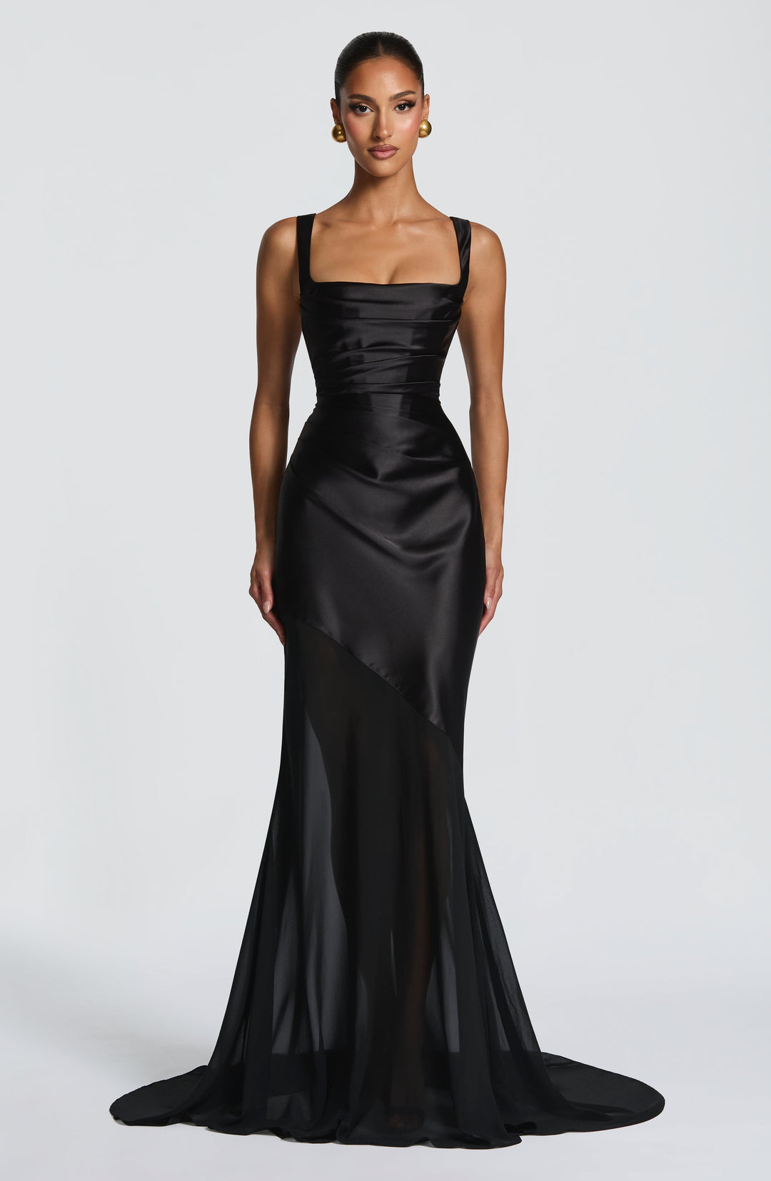 Giaise Gown in Black by Clandour, product photo 1