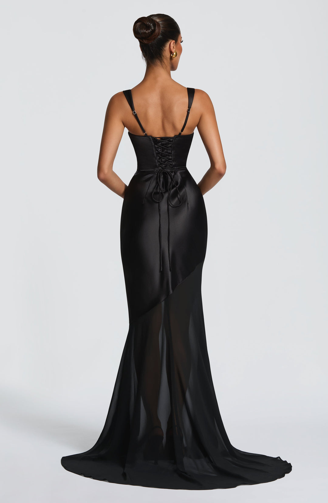 Giaise Gown in Black by Clandour, product photo 3
