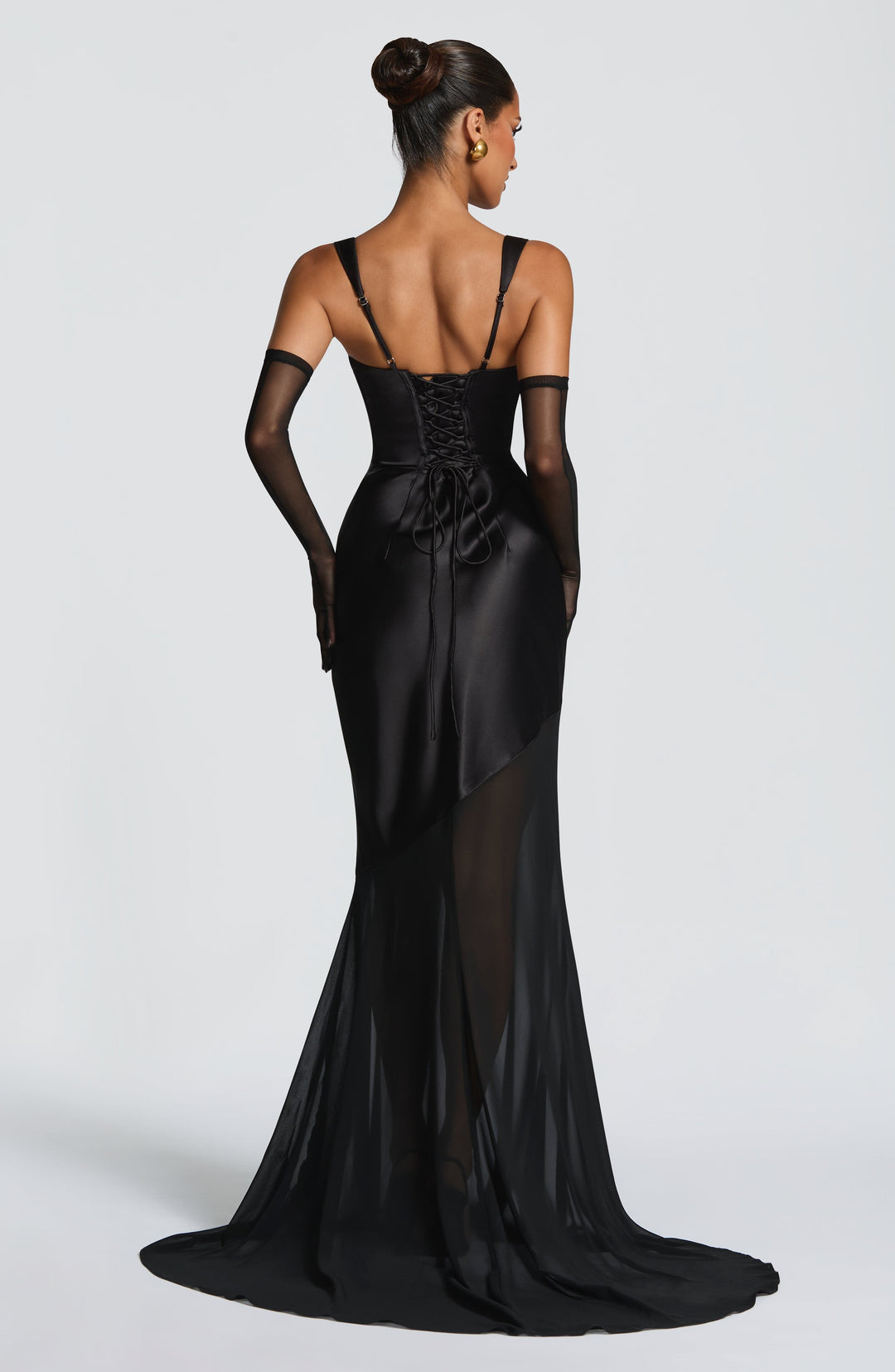 Giaise Gown in Black by Clandour, product photo 4