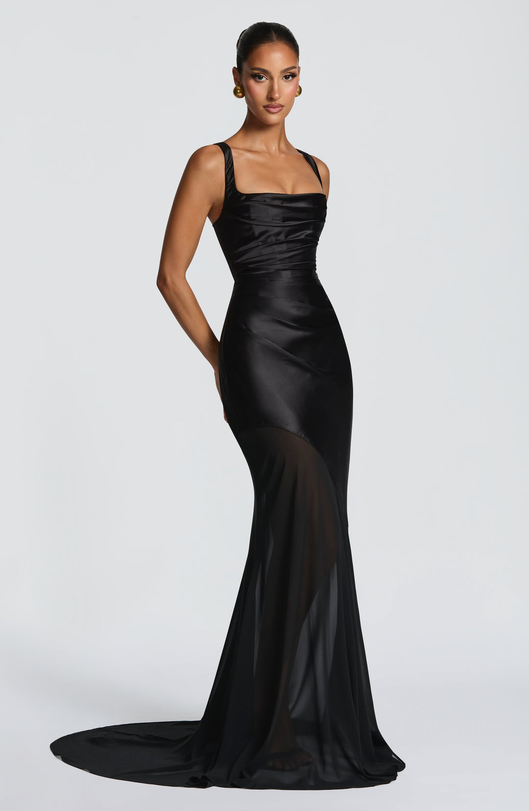 Giaise Gown in Black by Clandour, product photo 5