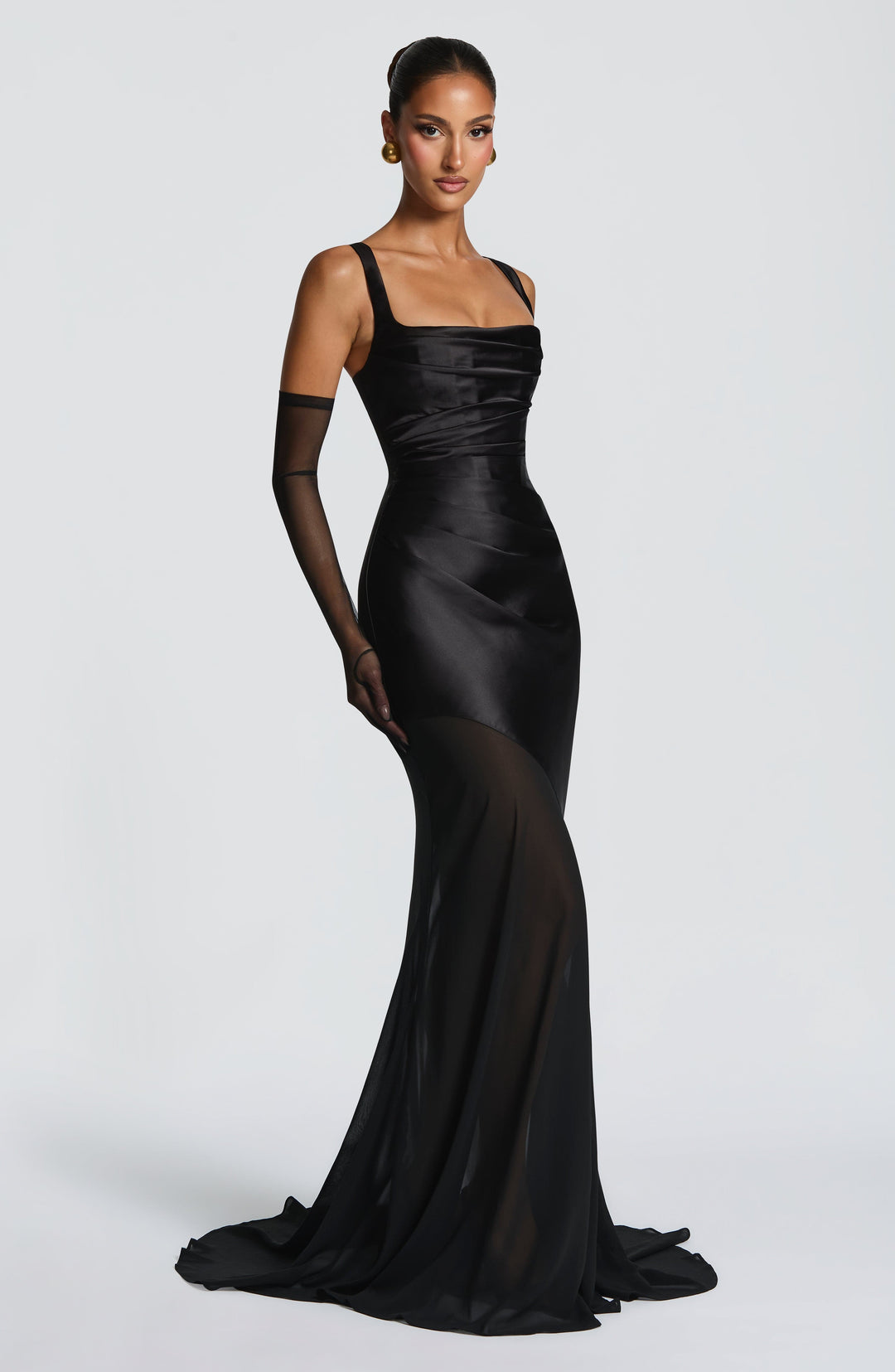 Giaise Gown in Black by Clandour, product photo 6