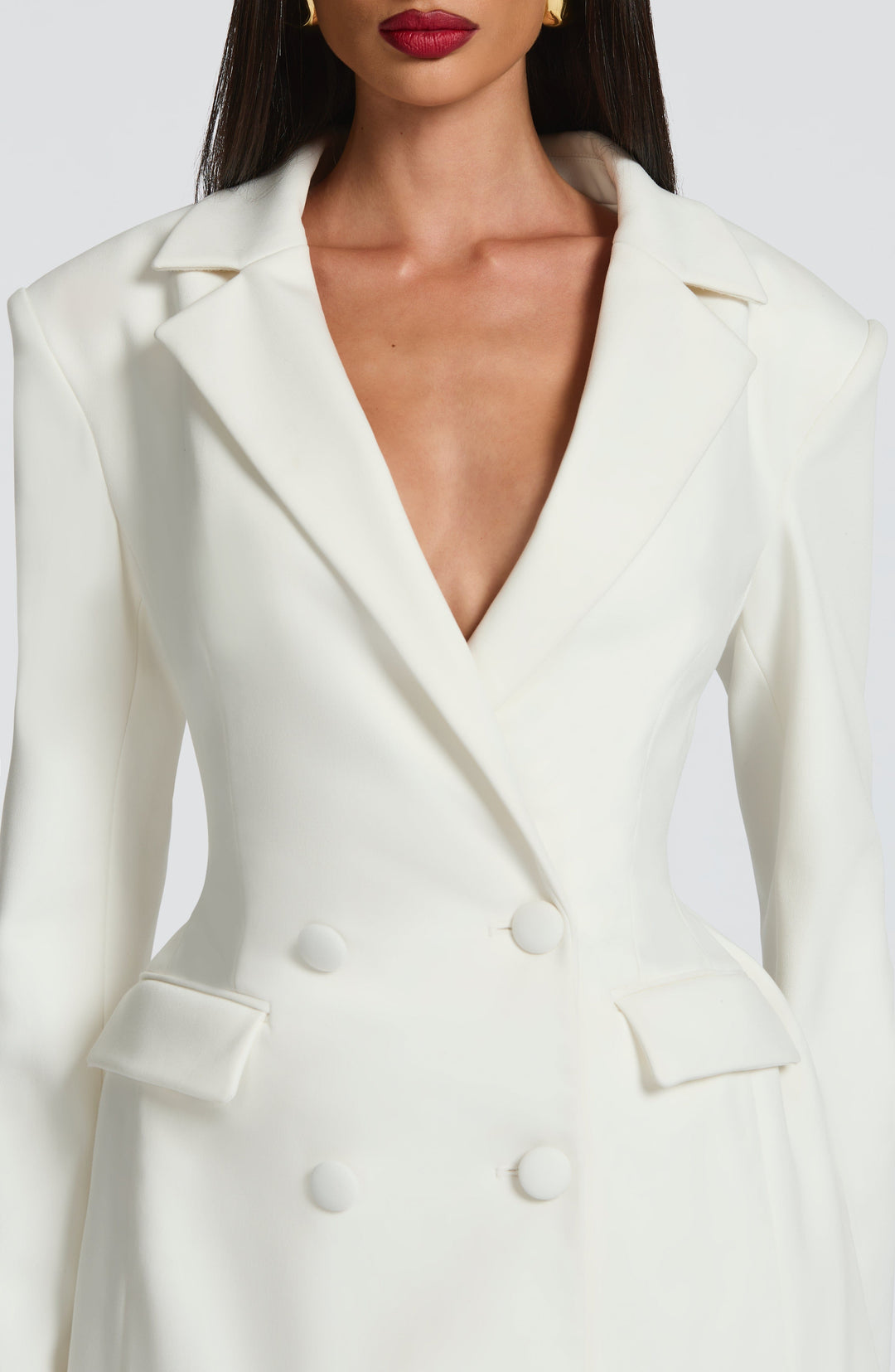 Gialina Mini Dress in Ivory by Clandour, product photo 5